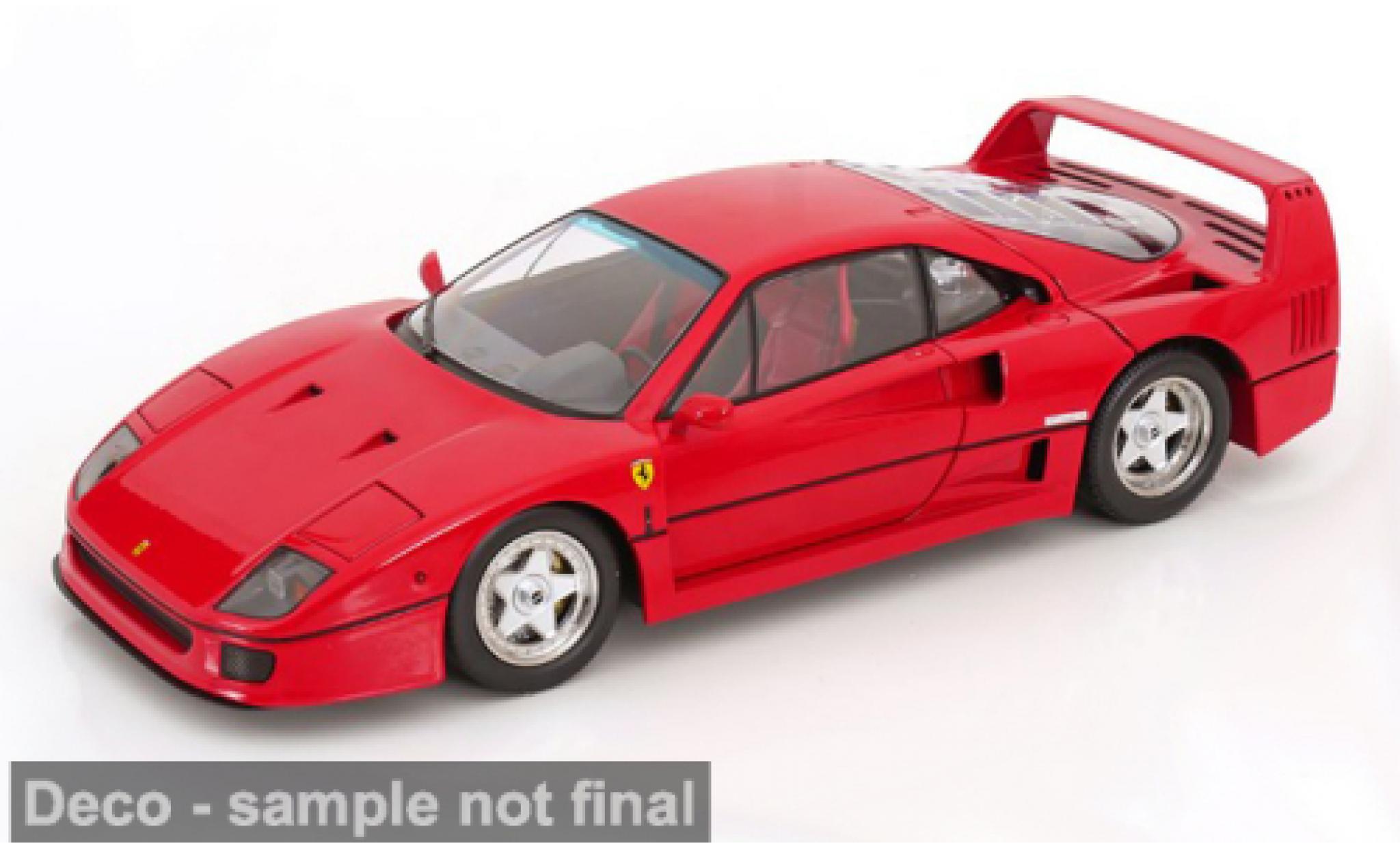 Ferrari F40 1/12 KK Scale rojo 1987 1:12 coche miniatura