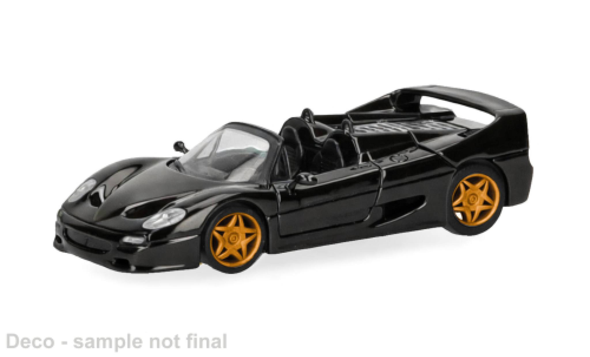 Ferrari F50 1/87 Herpa Spider schwarz 1:87 coche miniatura