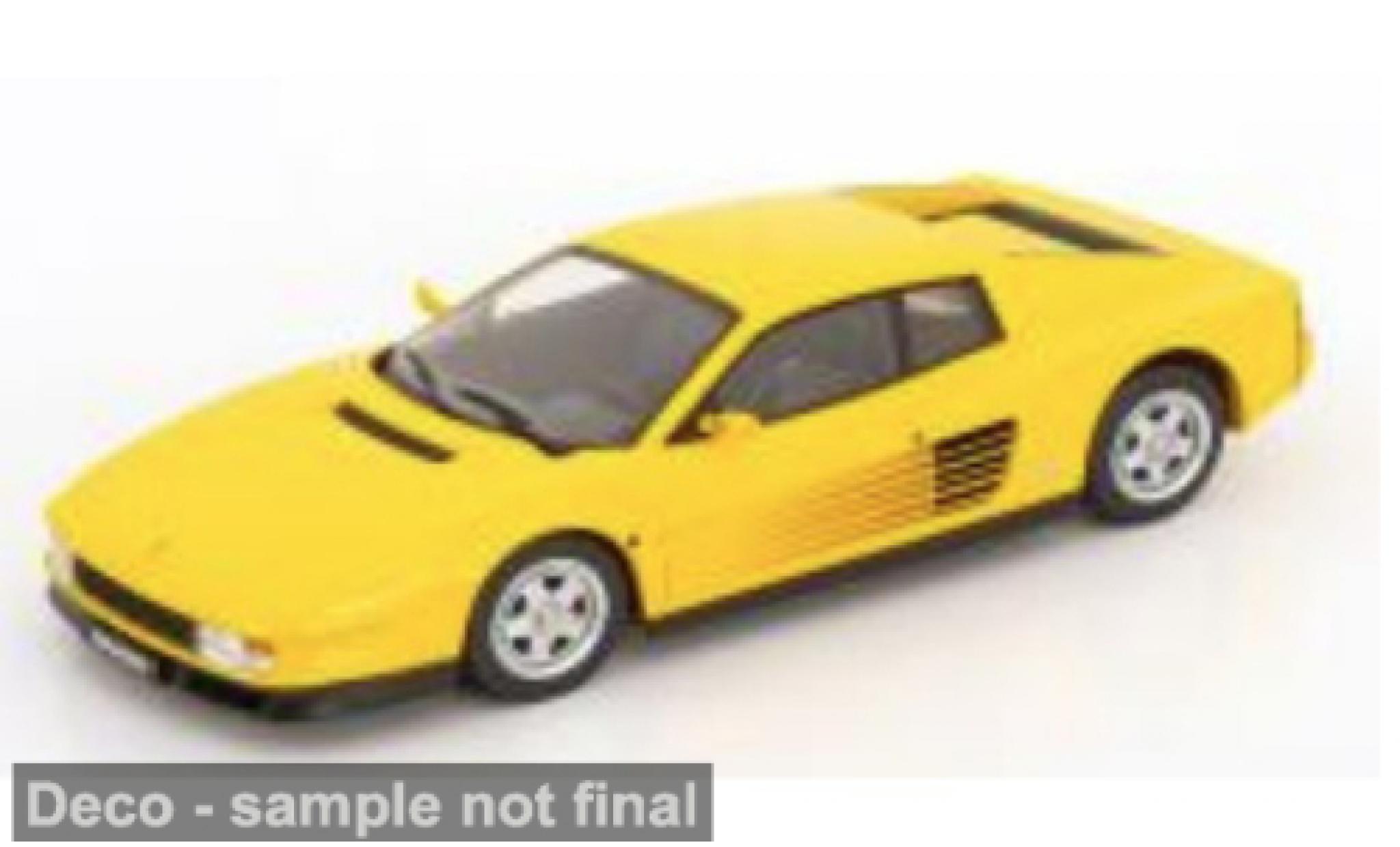 Ferrari Testarossa 1/18 KK Scale gelb 1986 1:18 coche miniatura