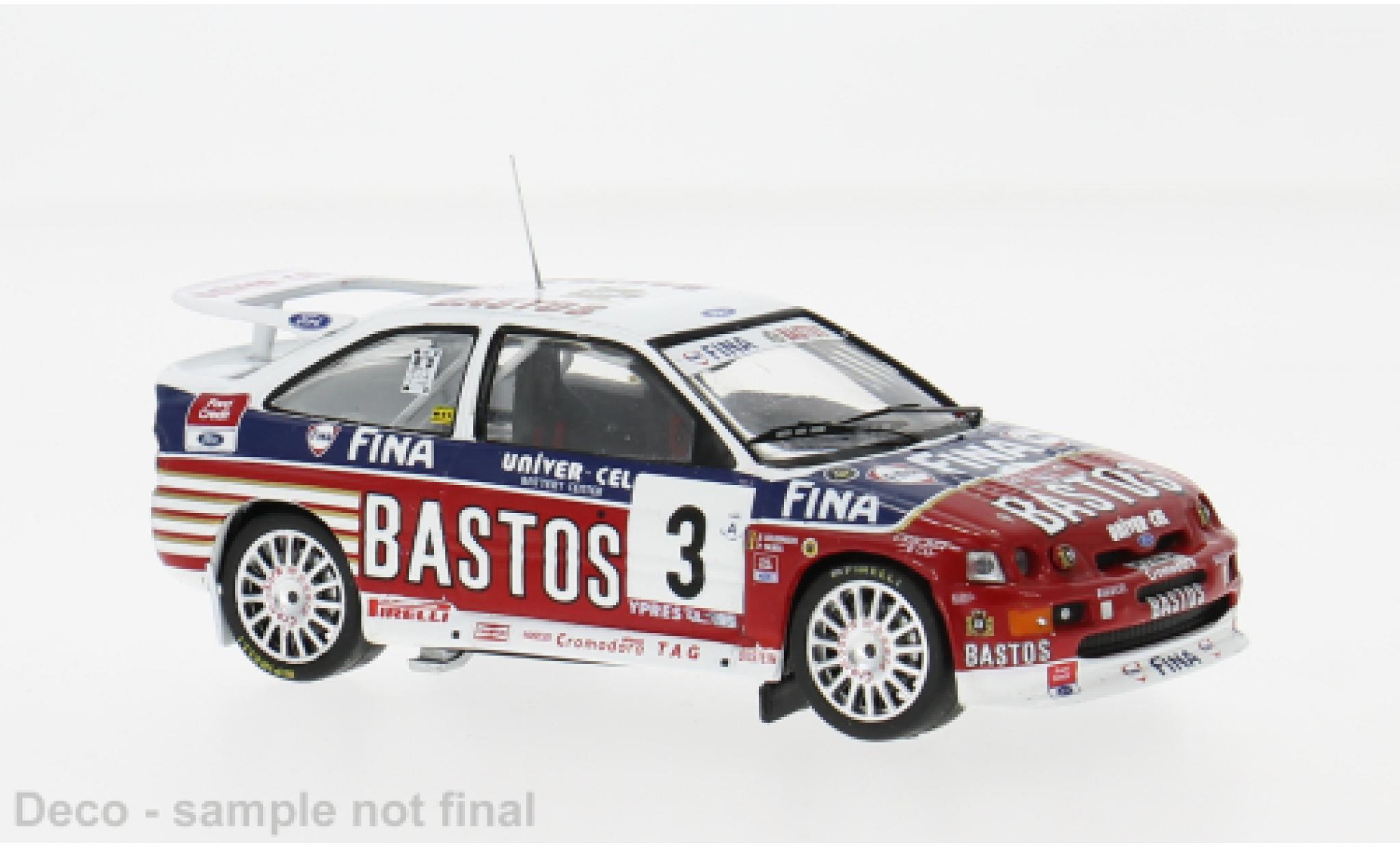 Ford Escort 1/43 IXO RS Cosworth Rally Ypres 1995 #3 P.Snijers/D.Colebunders 1:43 coche miniatura