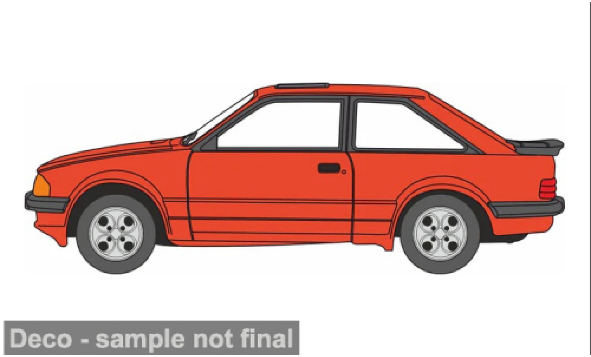 Ford Escort 1/76 Oxford XR3i naranja 1:76 coche miniatura