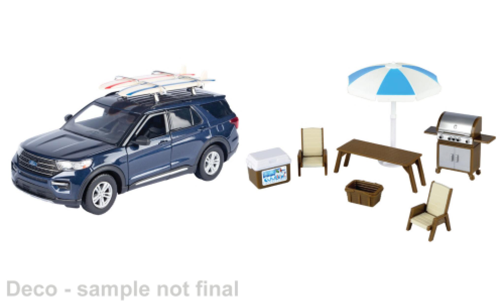 Ford Explorer 1/24 Motormax XLT blau 2022 1:24 coche miniatura