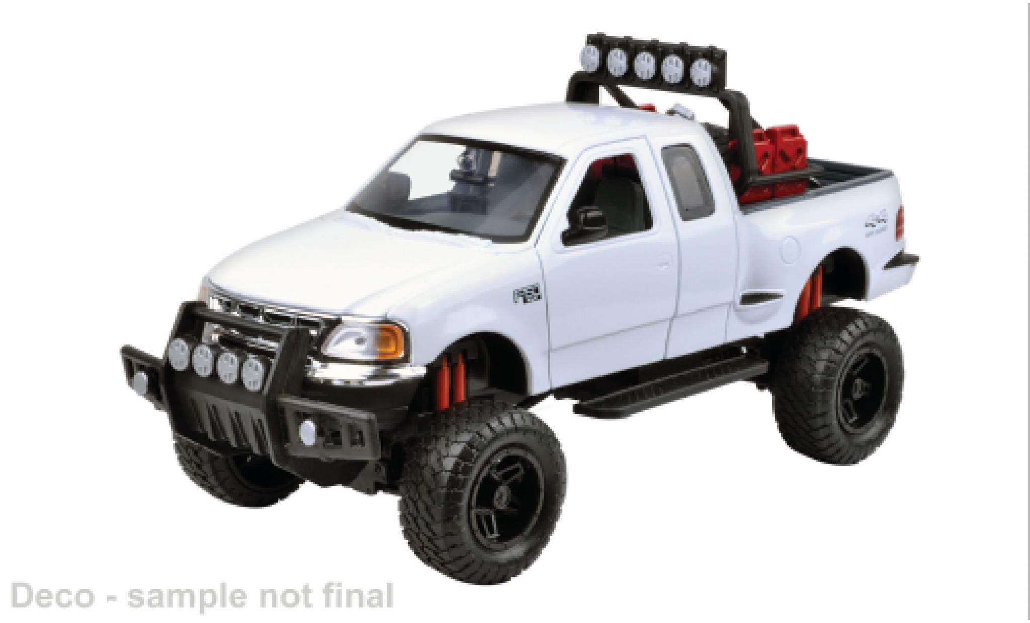 Ford F-1 1/24 Motormax 50 XLT weiss 2001 1:24 coche miniatura