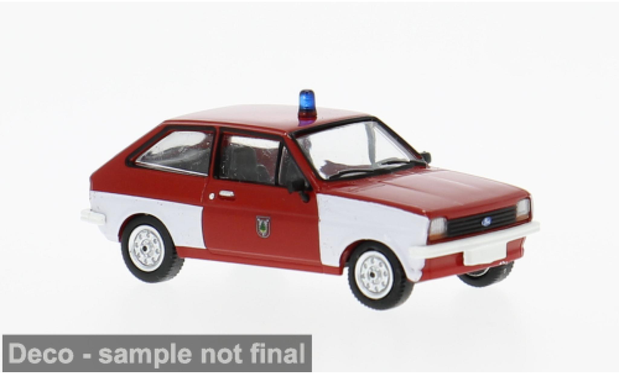 Ford Fiesta 1/87 PCX87 MK I 1976 Feuerwehr Pinneberg 1:87 coche miniatura