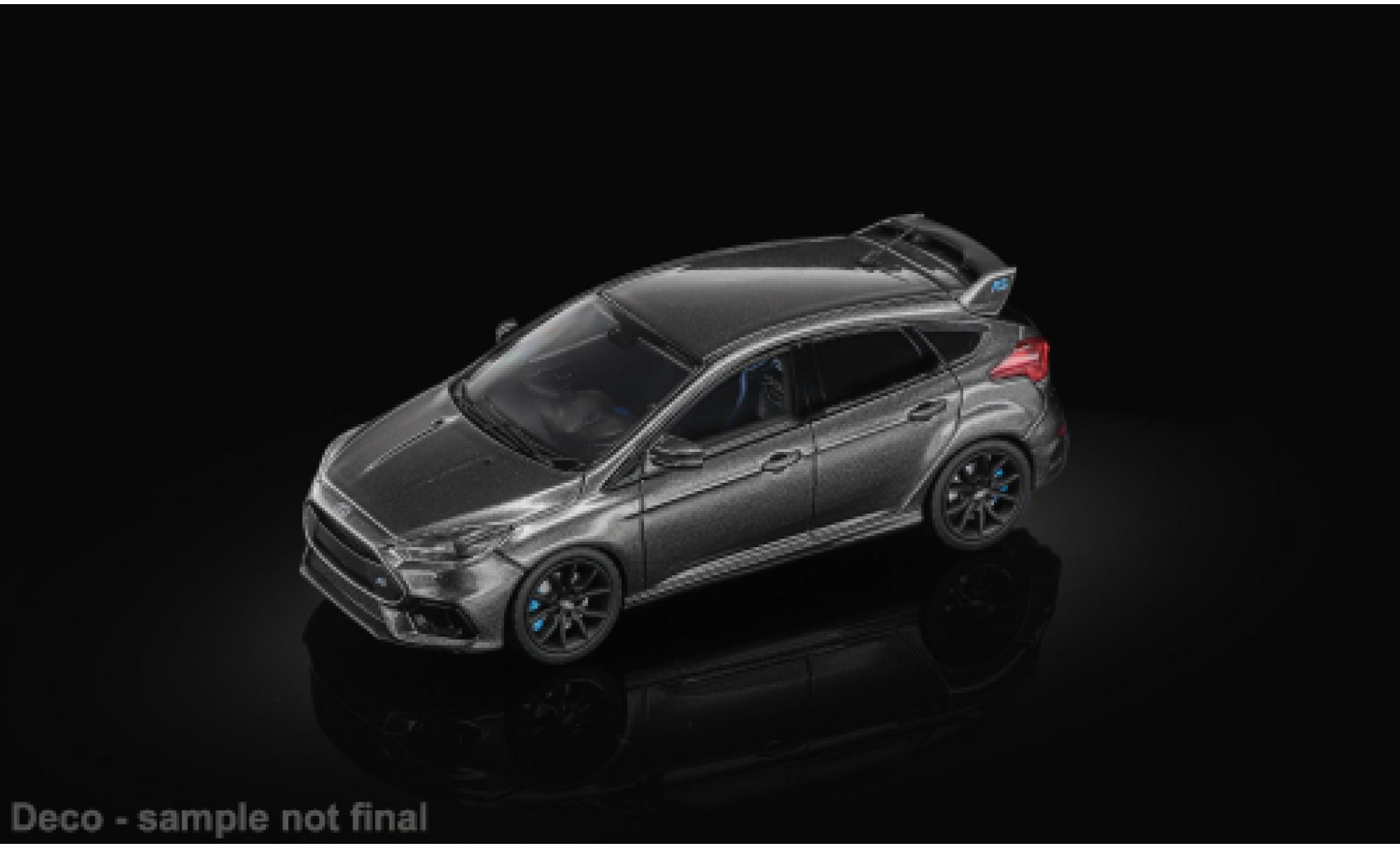 Ford Focus 1/64 Sun Star RS anthrazit 2018 1:64 coche miniatura