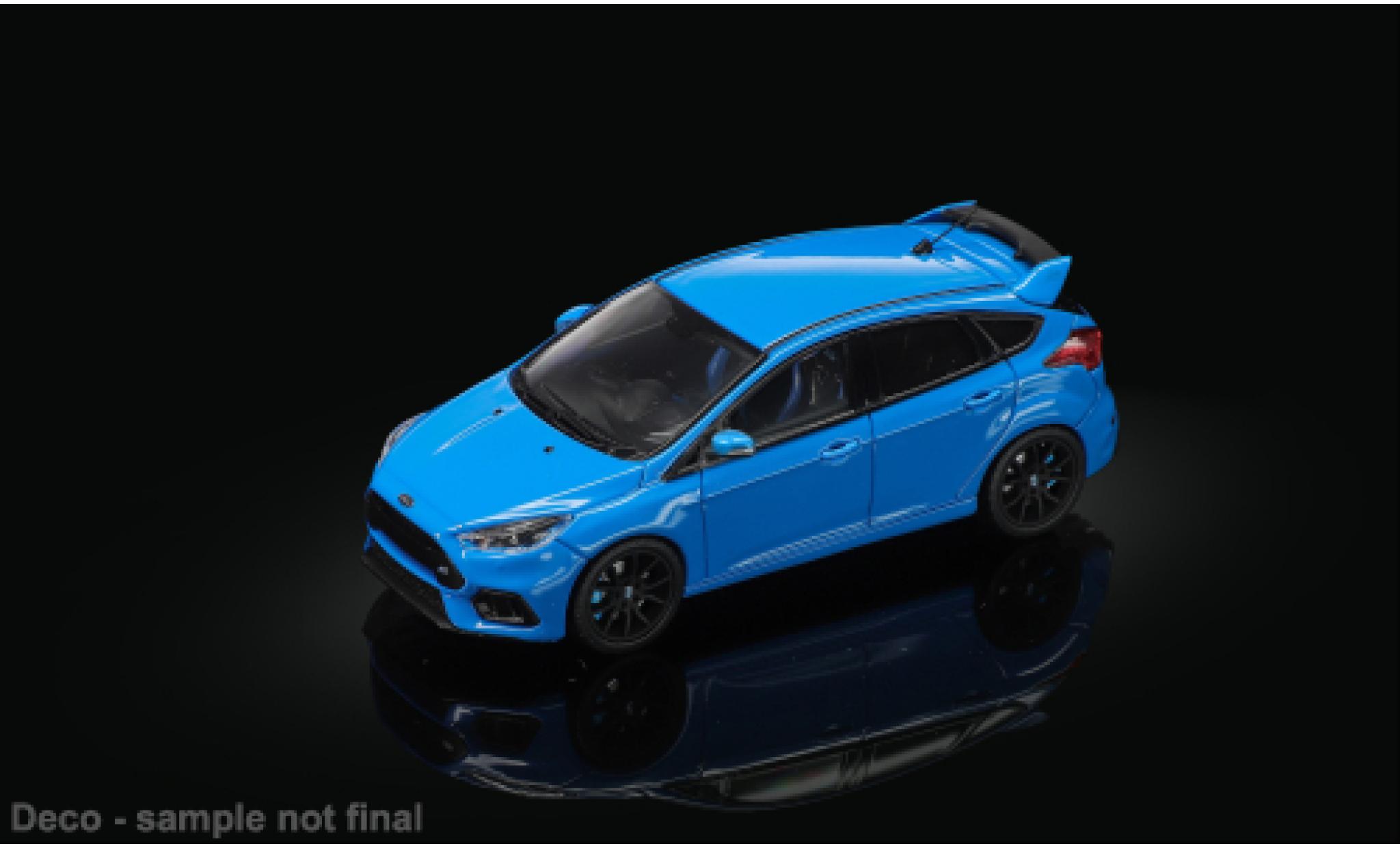 Ford Focus 1/64 Sun Star RS blau 2018 1:64 coche miniatura