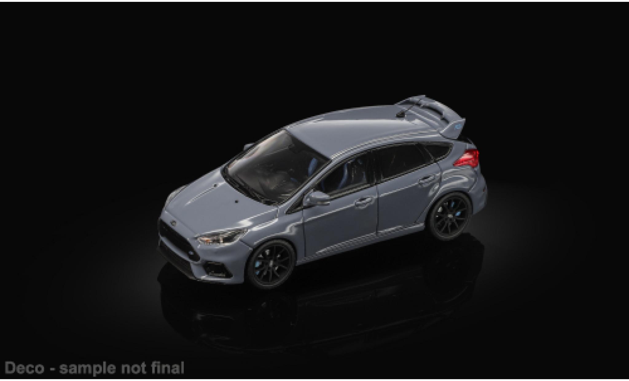 Ford Focus 1/64 Sun Star RS grau 2018 1:64 coche miniatura