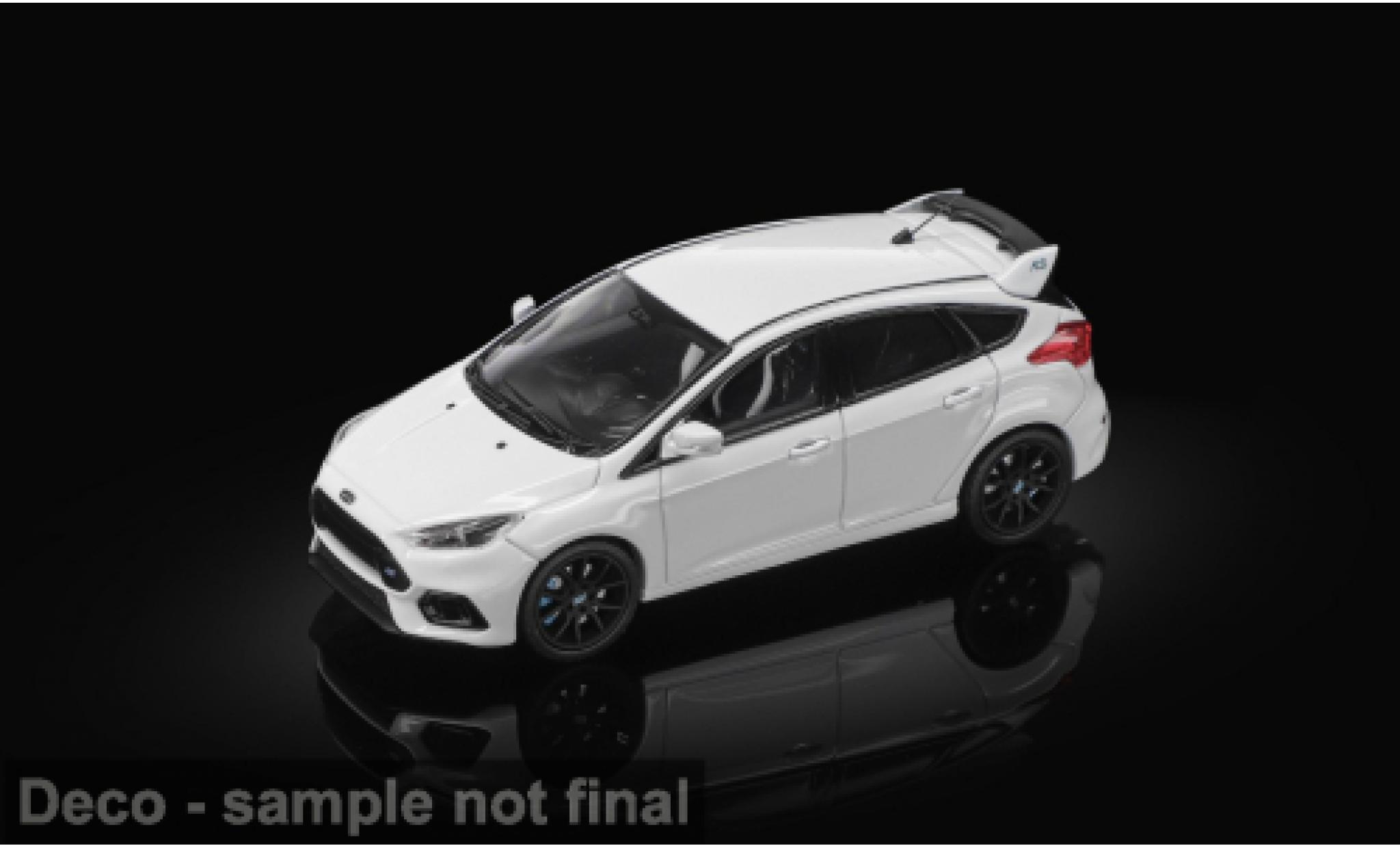 Ford Focus 1/64 Sun Star RS weiss 2018 1:64 coche miniatura