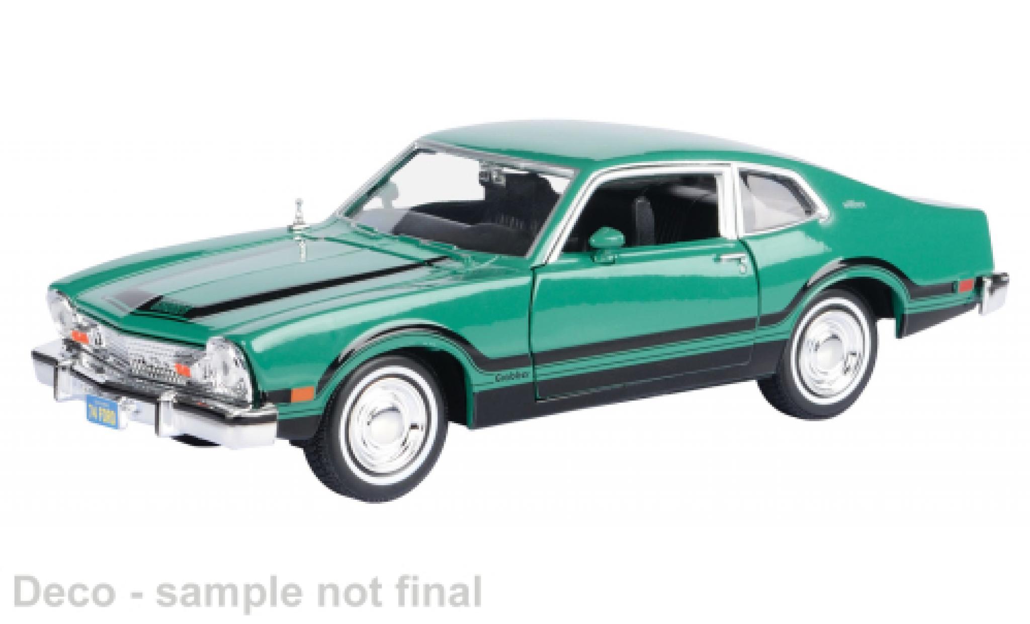 Ford Maverick 1/24 Motormax Grabber gr&uuml;n 1974 1:24 coche miniatura