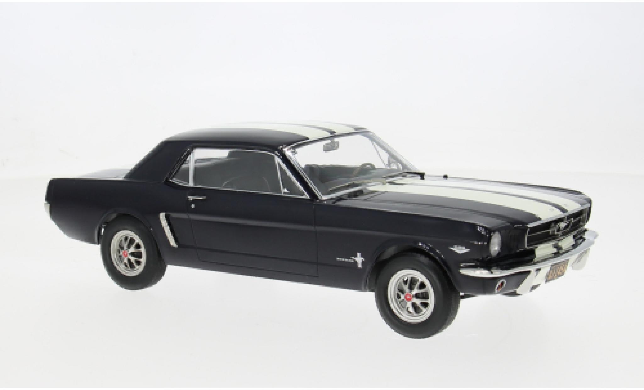 Ford Mustang 1/18 Norev Coupe blau/weiss 1966 1:18 coche miniatura