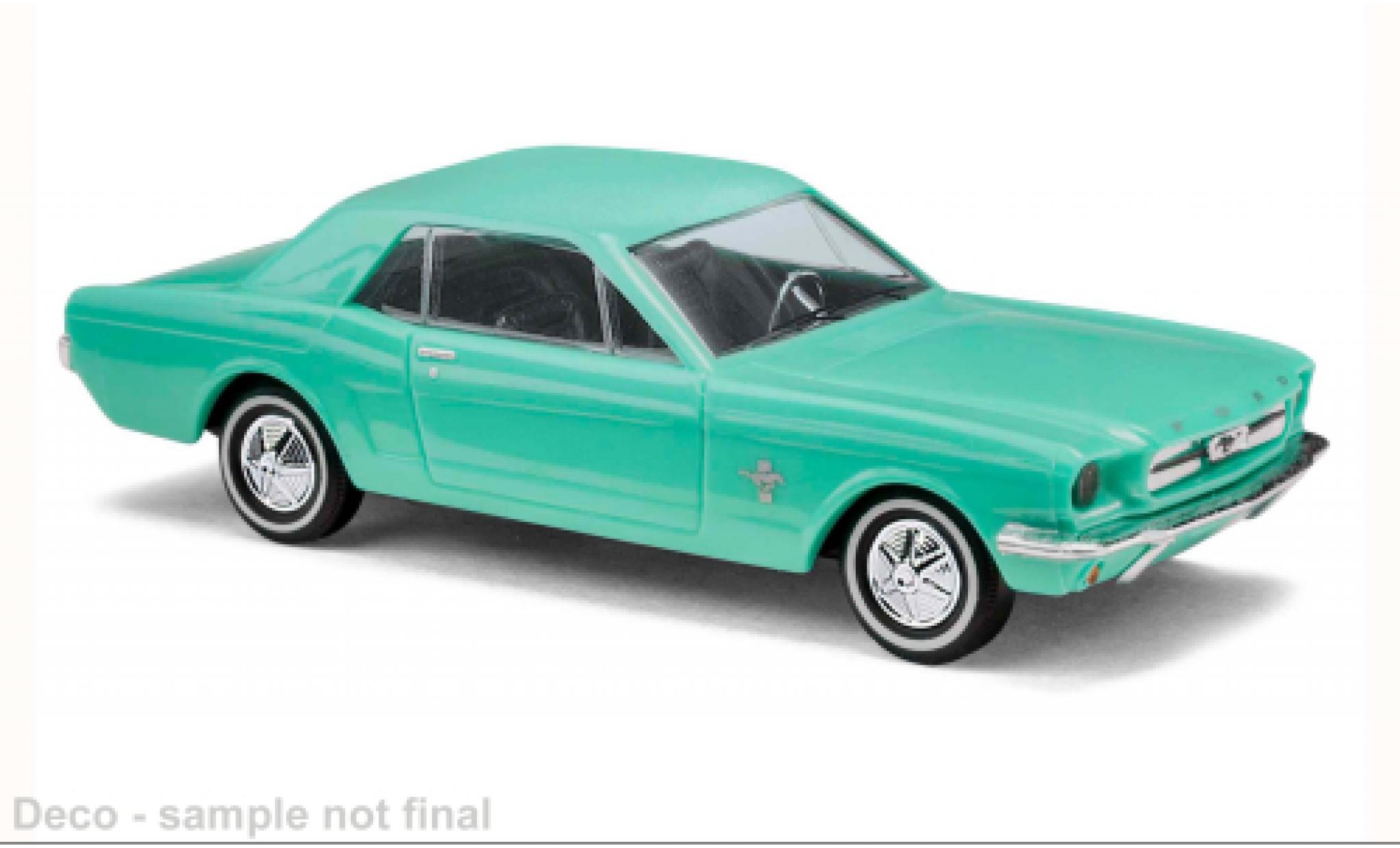 Ford Mustang 1/87 Busch t&uuml;rkis 1964 1:87 coche miniatura