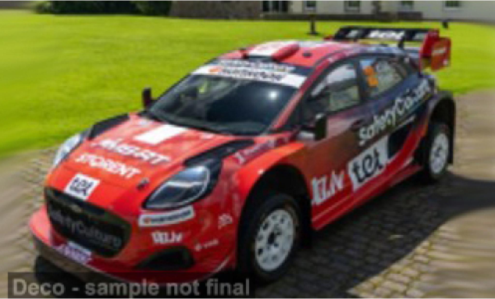 Ford Puma 1/18 Solido Rally 1 Hyprid Rally Estonia 2025 #22 M.Sesks/R.Francis 1:18 coche miniatura