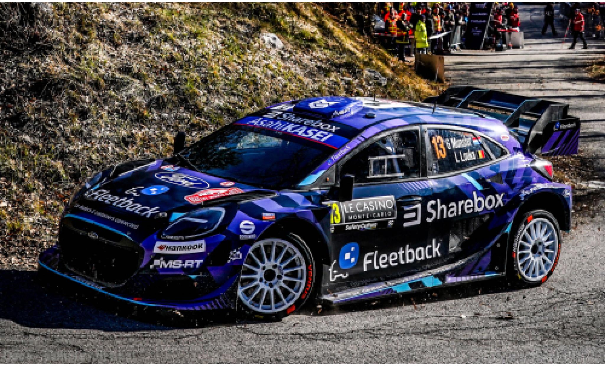 Ford Puma 1/18 IXO Rally1 Rallye Monte Carlo 2026 #13 G.Munster/L.Louka 1:18 coche miniatura