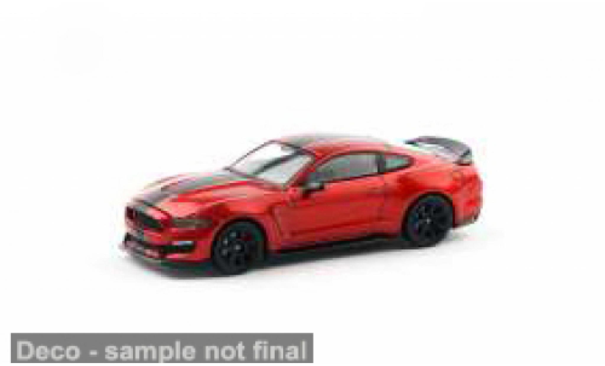 Shelby Mustang 1/64 Pop Race Ford GT-350R rot/schwarz 1:64 coche miniatura