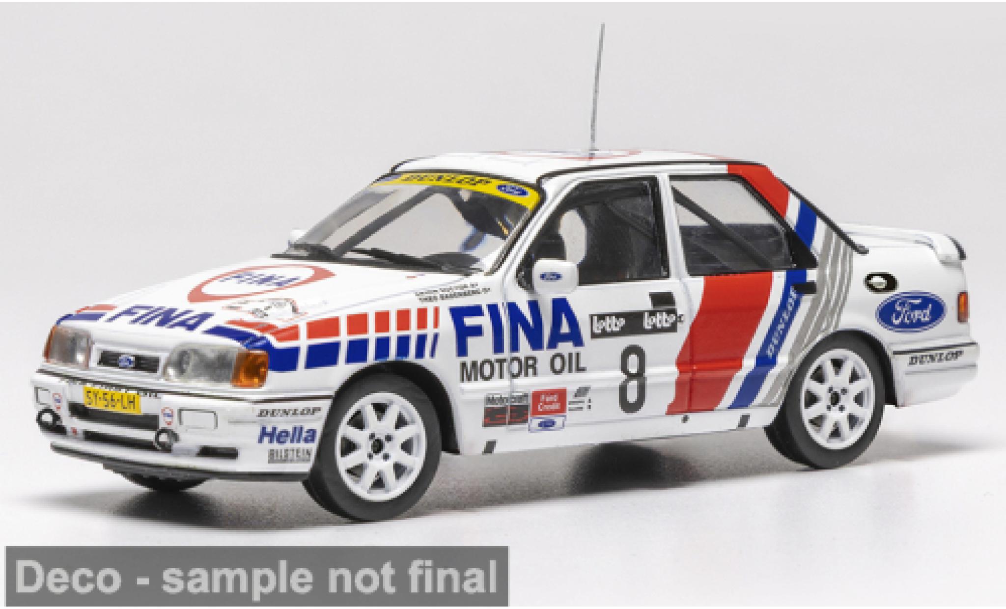 Ford Sierra 1/43 IXO RS Cosworth 4x4 Circuit des Ardennes 1990 #8 E.Doctor/T.Badenberg 1:43 coche miniatura