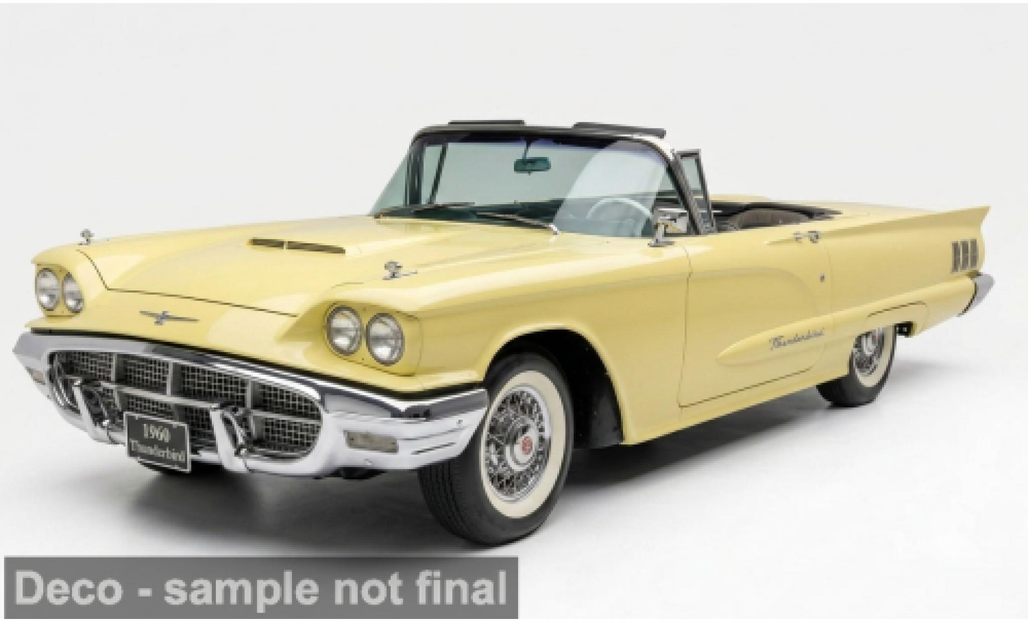 Ford Thunderbird 1/18 Sun Star gelb 1960 1:18 coche miniatura