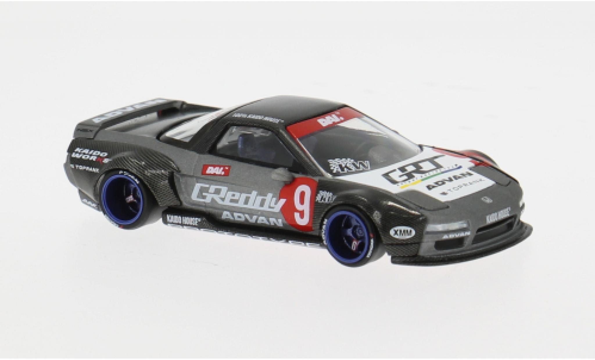 Honda NSX 1/64 Mini GT Kaido Test Car Spec V1 grau/Dekor 1:64 coche miniatura