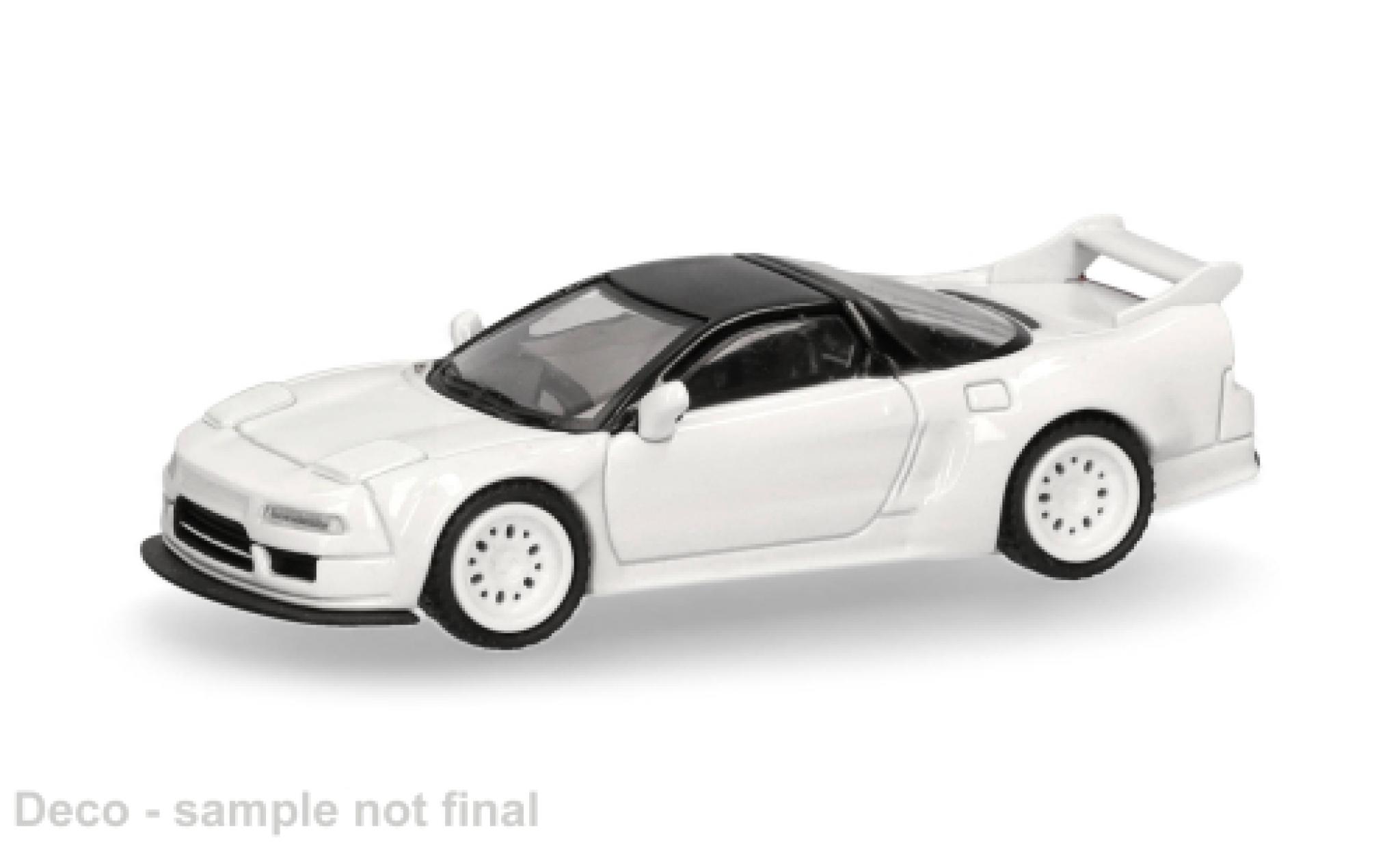 Honda NSX 1/87 Micro City 87 mit austauschbaren Scheinwerfern weiss 1:87 coche miniatura