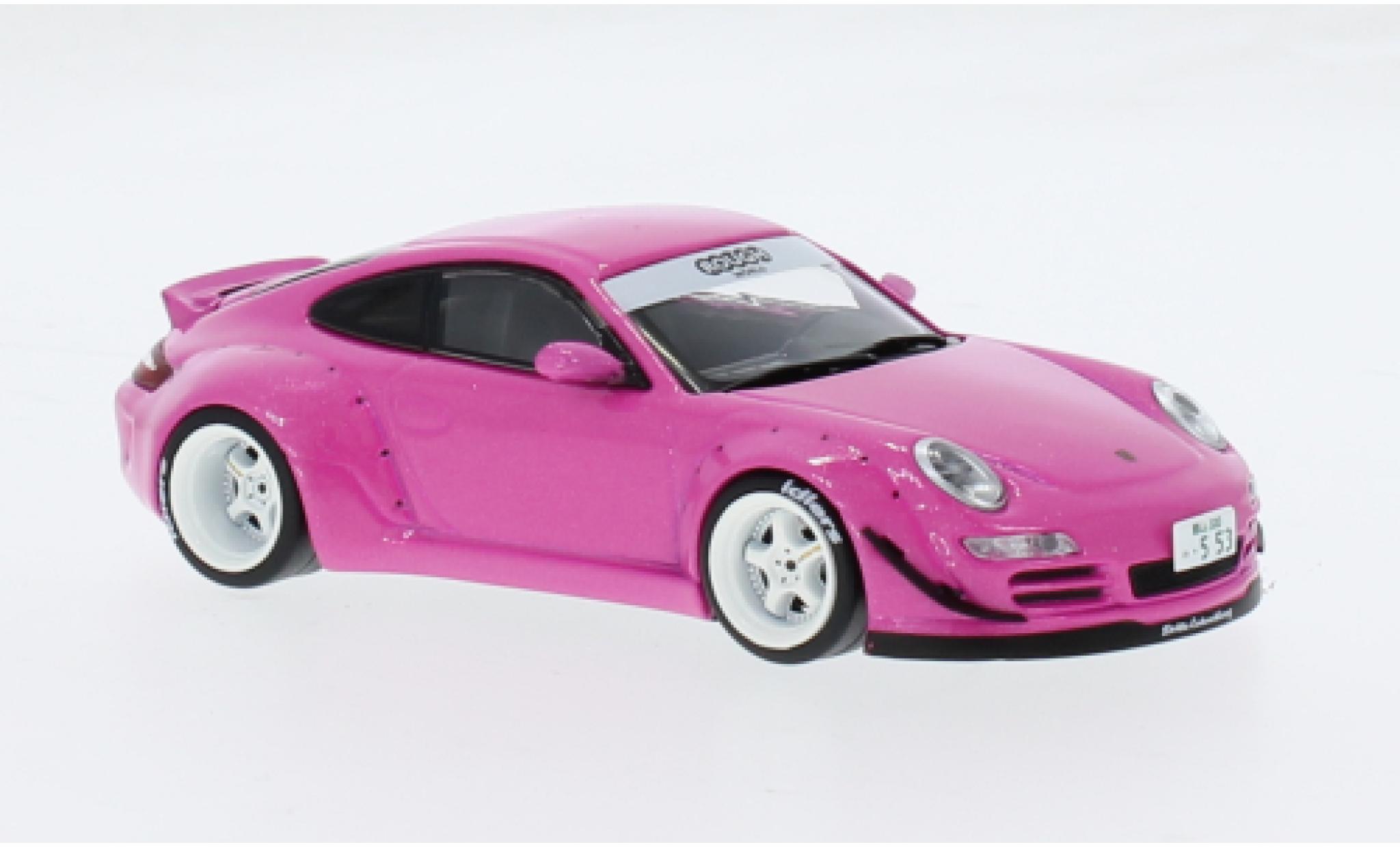 Porsche 997 RWB 1/43 IXO rosa 1:43 coche miniatura