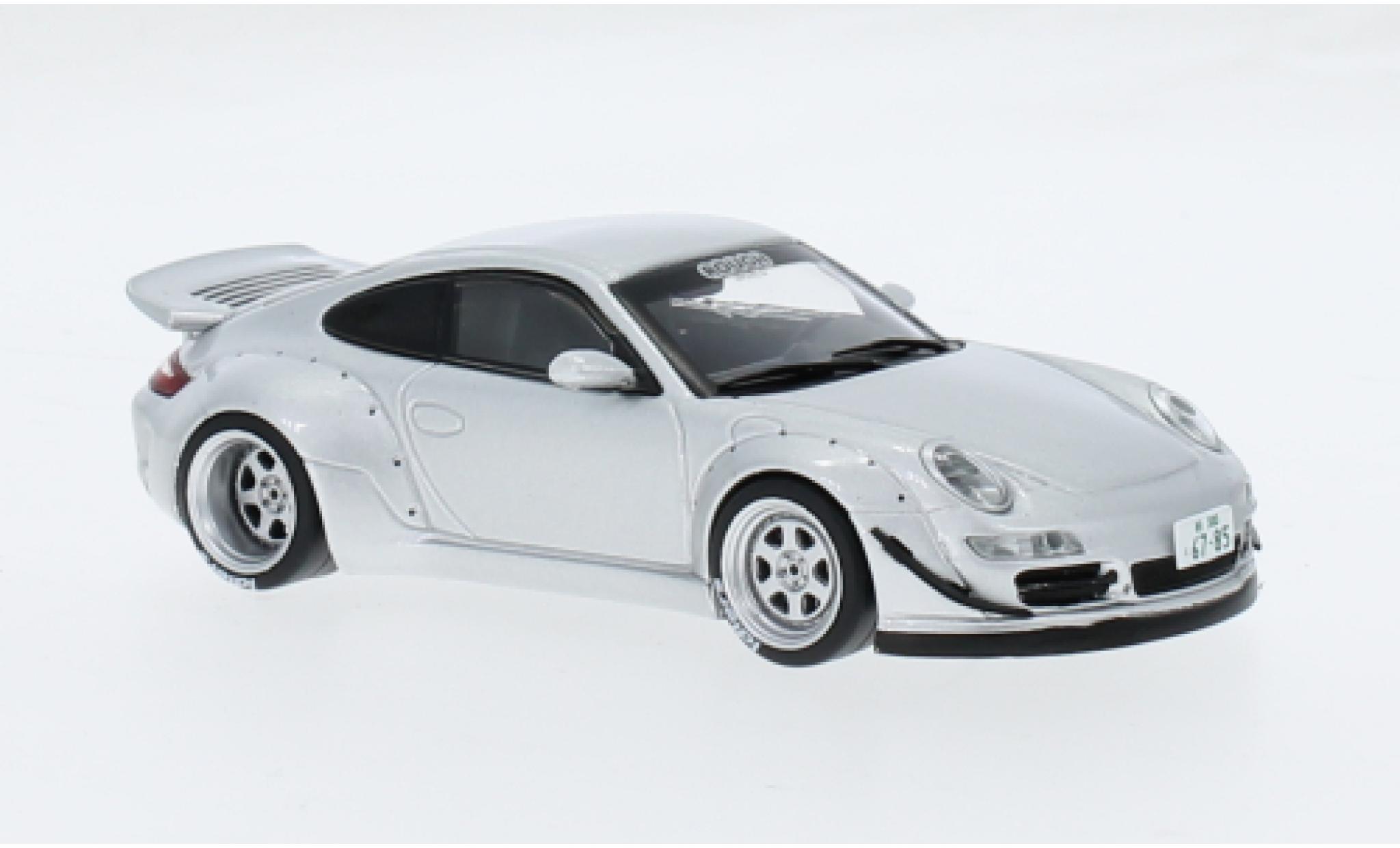 Porsche 997 RWB 1/43 IXO silber 1:43 coche miniatura