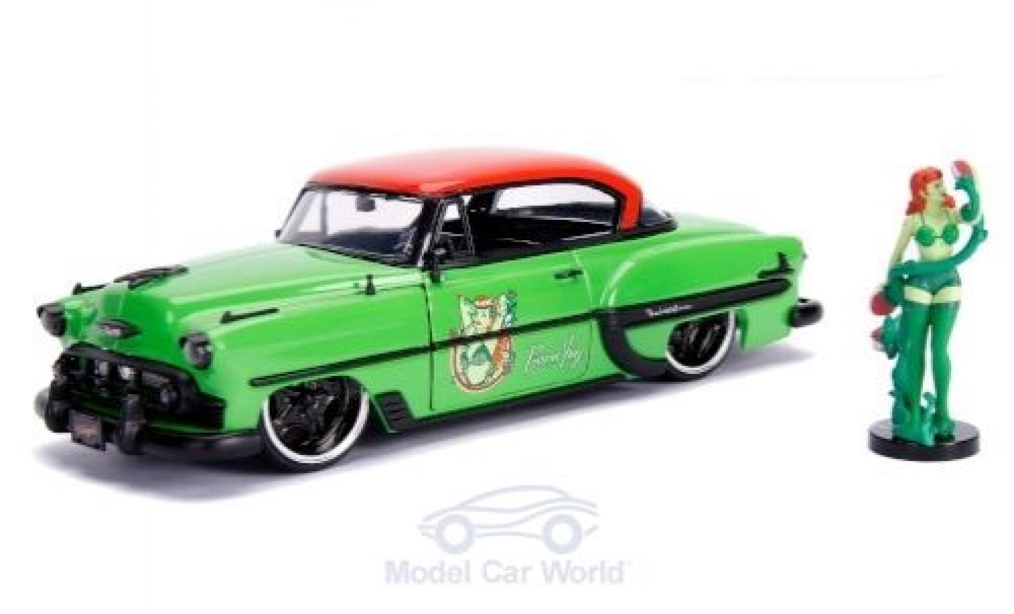 Coche de policía Sun Star 1954 Chevy Bel Air escala 1:18 con base ver fotos