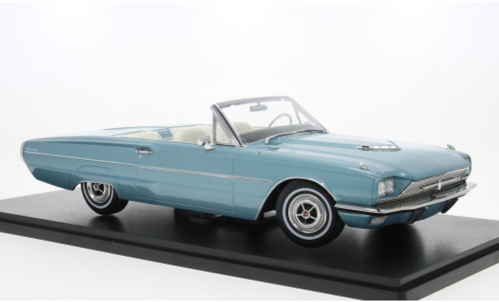 Ford Thunderbird KK Scale Cabriolet grün 1966 1:18 coche miniatura