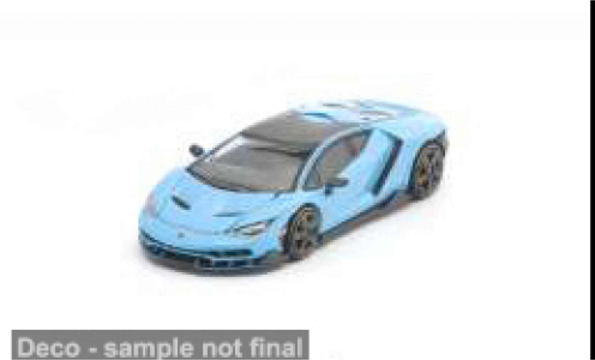 Lamborghini Centenario 1/64 Pop Race azul 1:64 coche miniatura