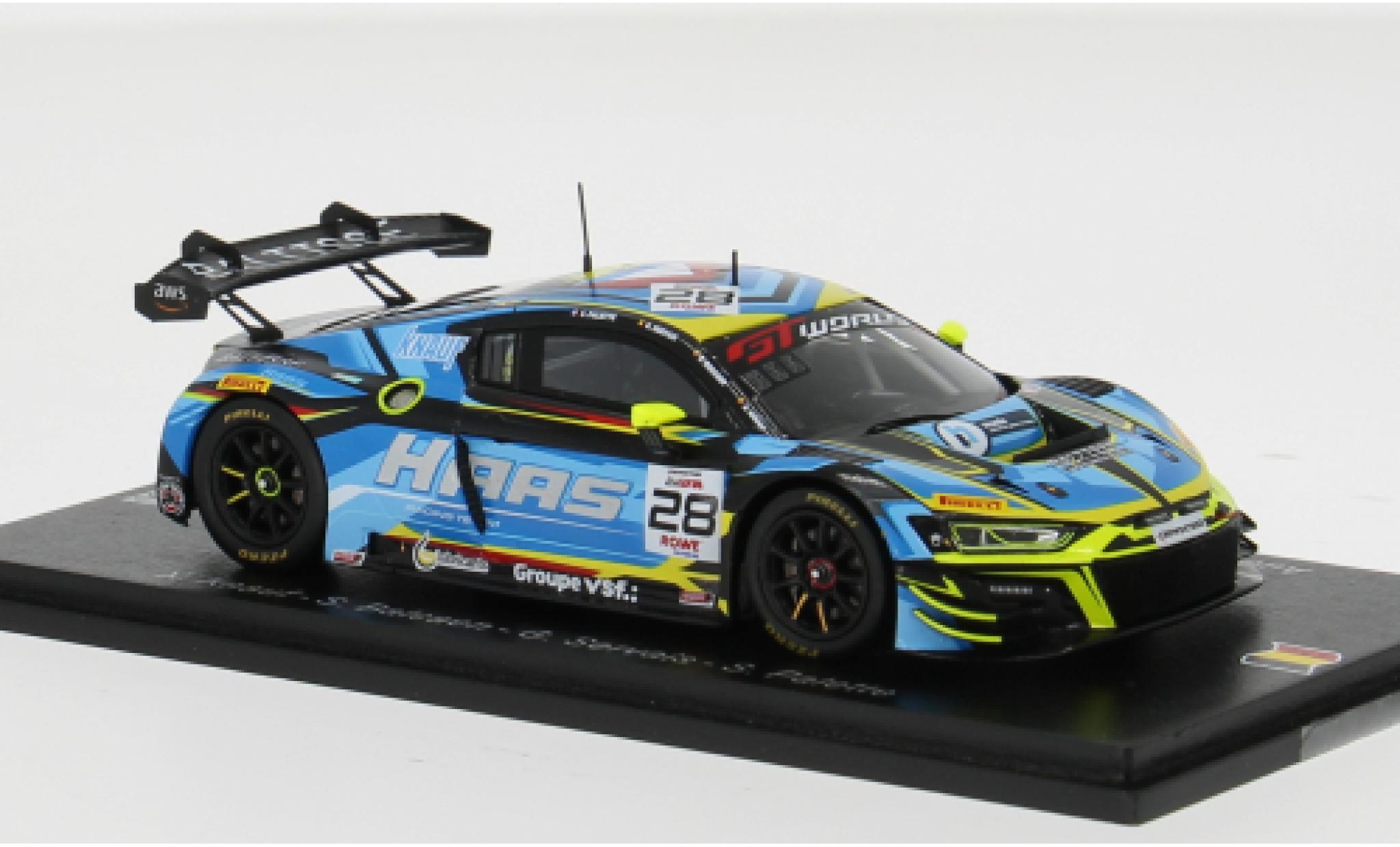 Lamborghini Huracan 1/43 Spark GT3 EVO 2 24h Spa 2025 Haas RT #28 X.Knauf/S.Balcaen 1:43 coche miniatura