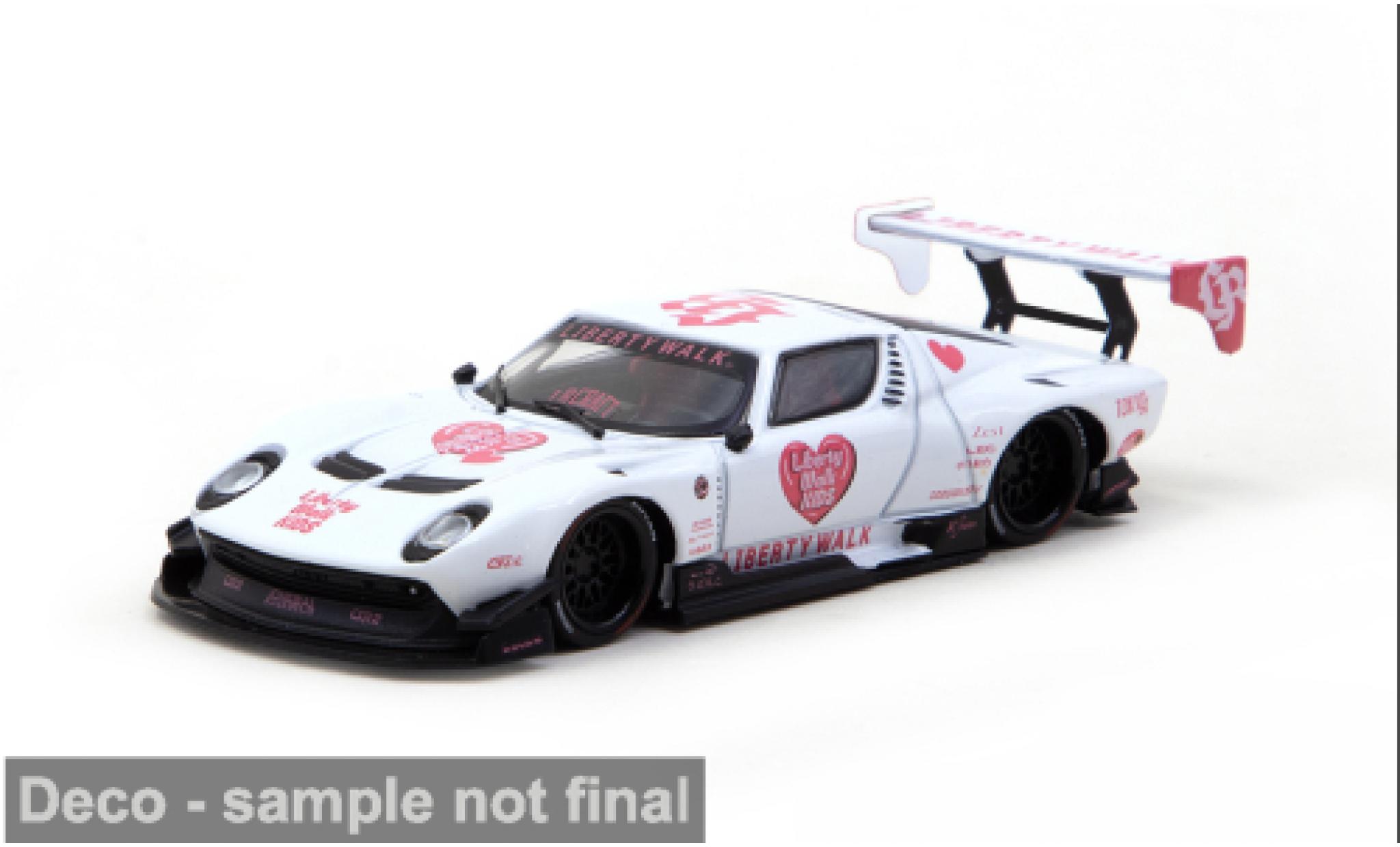 Lamborghini Miura 1/64 Tarmac Works LB-Silhouette Works Kids weiss/rot 2026 1:64 coche miniatura