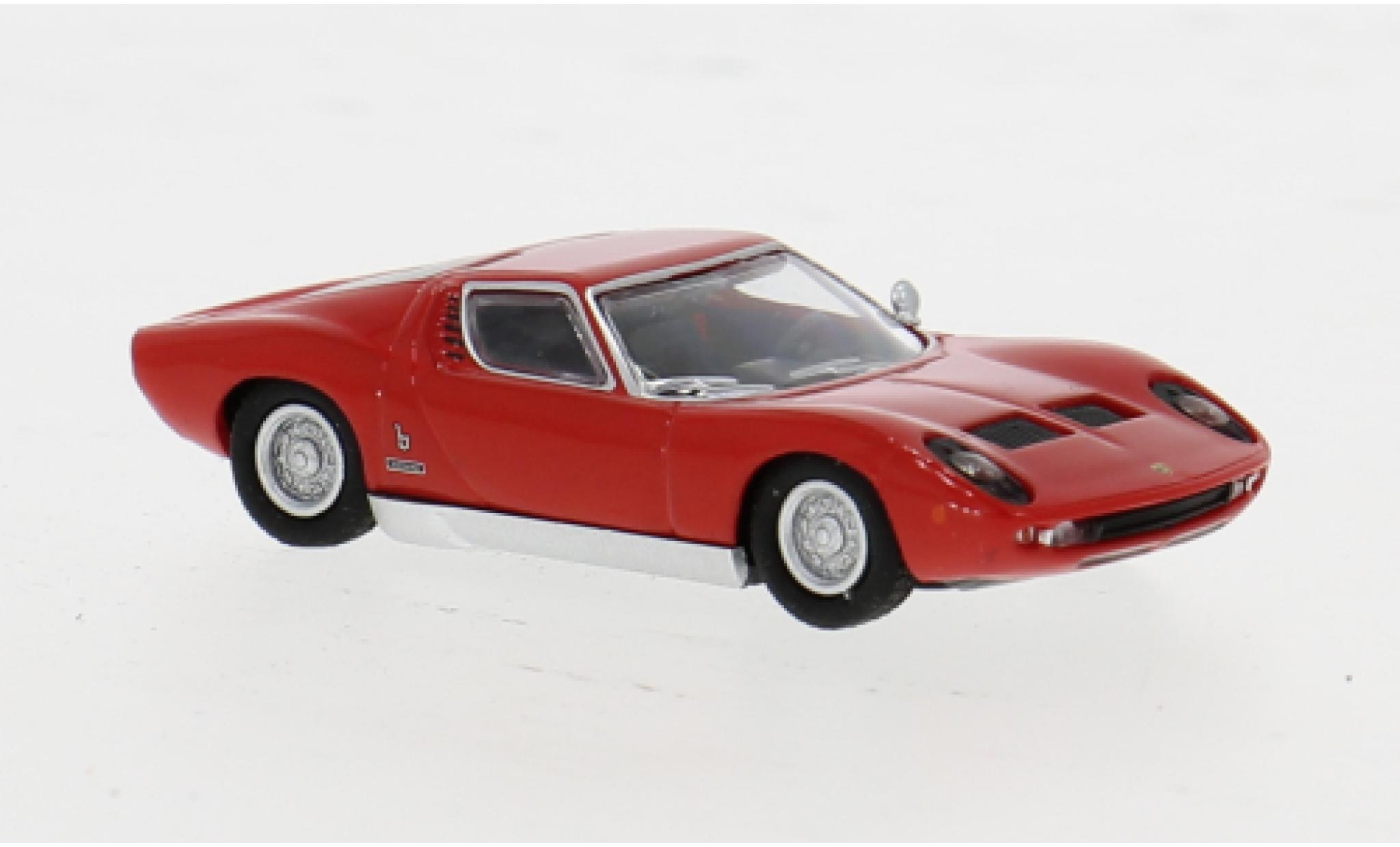 Lamborghini Miura 1/87 Minichamps rojo 1966 1:87 coche miniatura