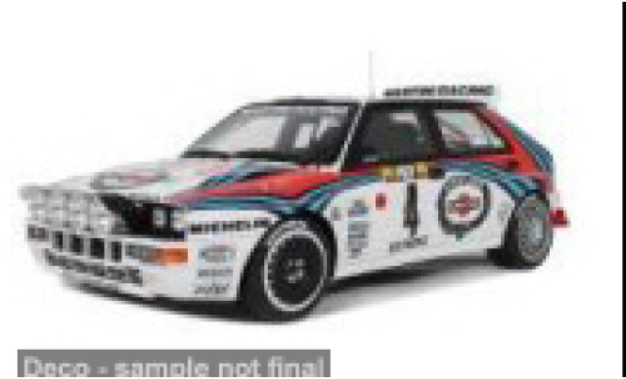 Lancia Delta 1/12 Ottomobile HF Integrale Rally Monte Carlo 1992 #4 D.Auriol/B.Occelli 1:12 coche miniatura