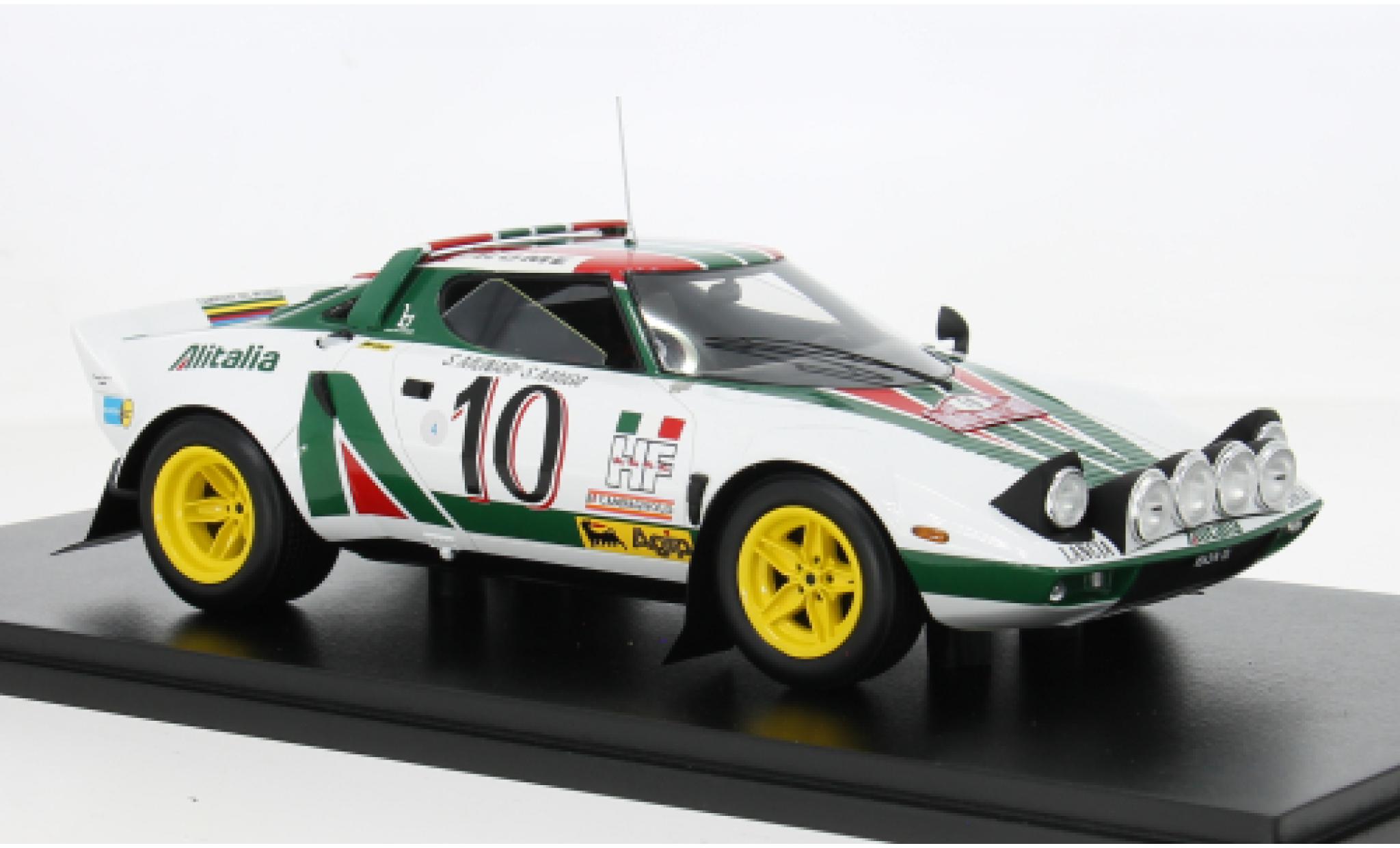 Lancia Stratos 1/18 Spark Rally Monte Carlo 1976 #10 S.Munari/S.Maiga 1:18 coche miniatura