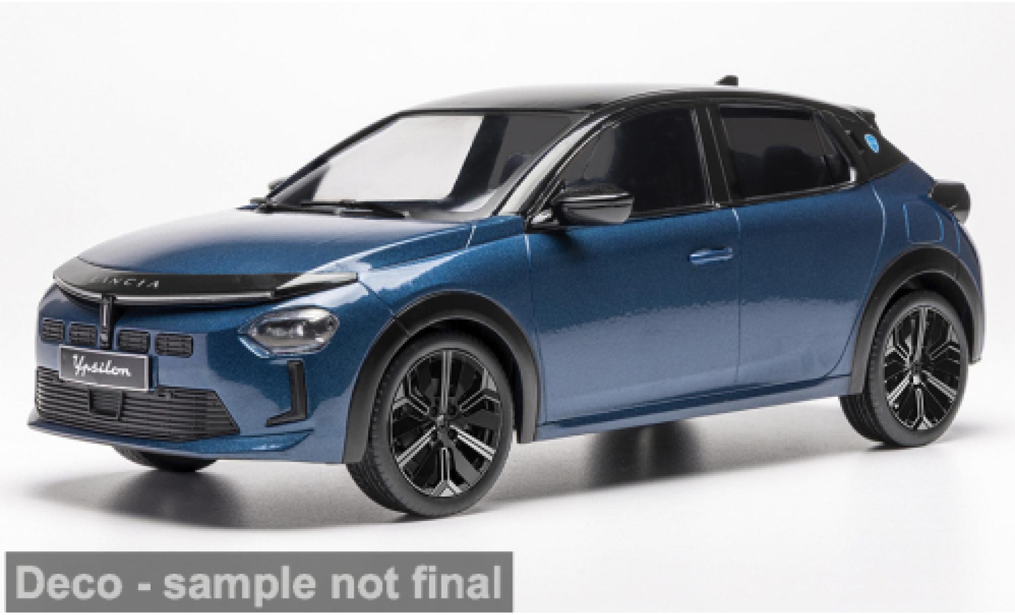 Lancia Ypsilon 1/18 IXO blau/schwarz 2025 1:18 coche miniatura