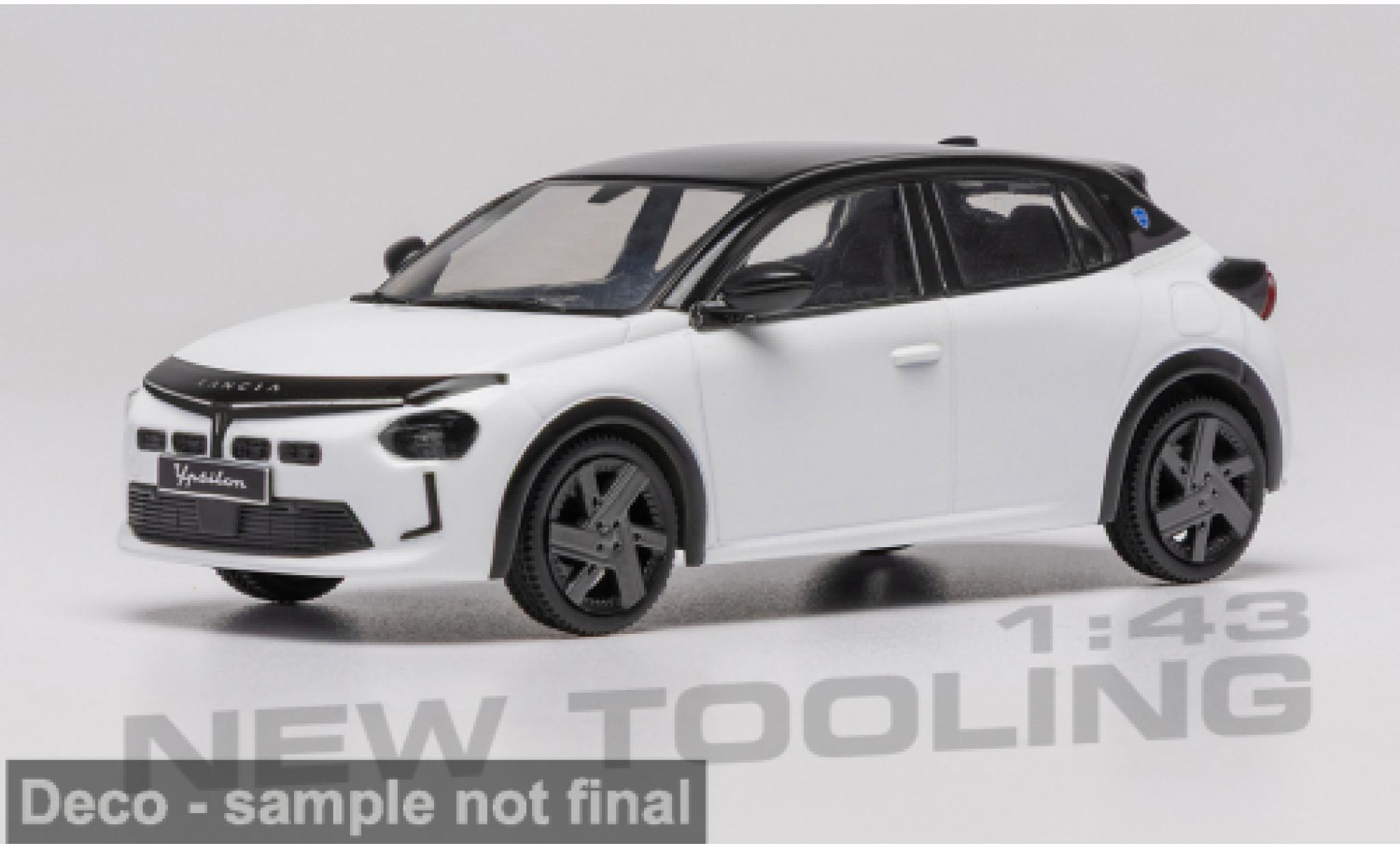 Lancia Ypsilon 1/43 IXO weiss/schwarz 2025 1:43 coche miniatura