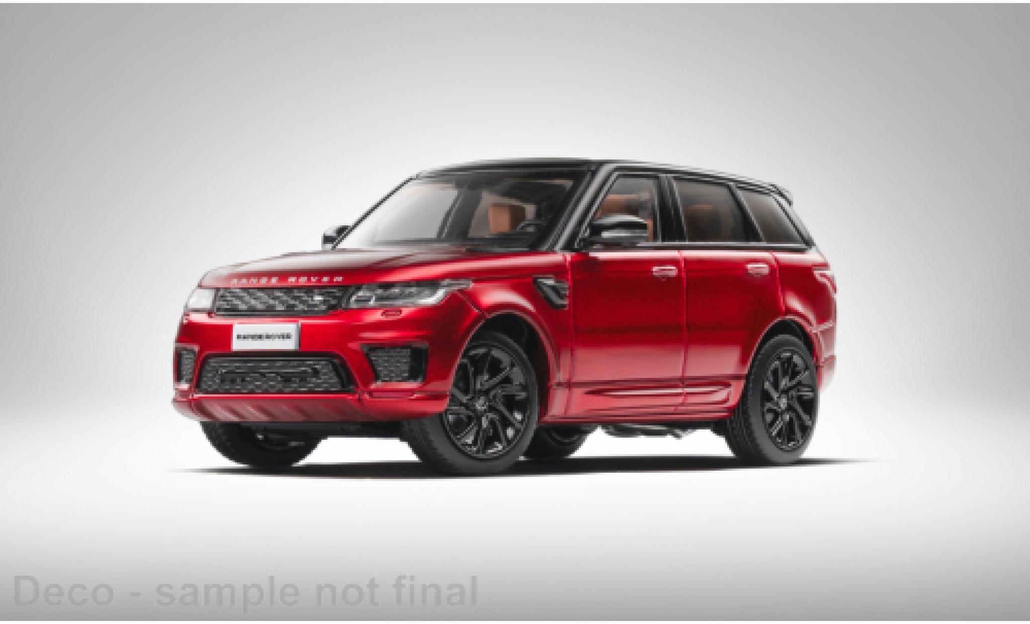 Range Rover Sport 1/64 WhelArt Land Rover rojo/schwarz 2005 1:64 coche miniatura