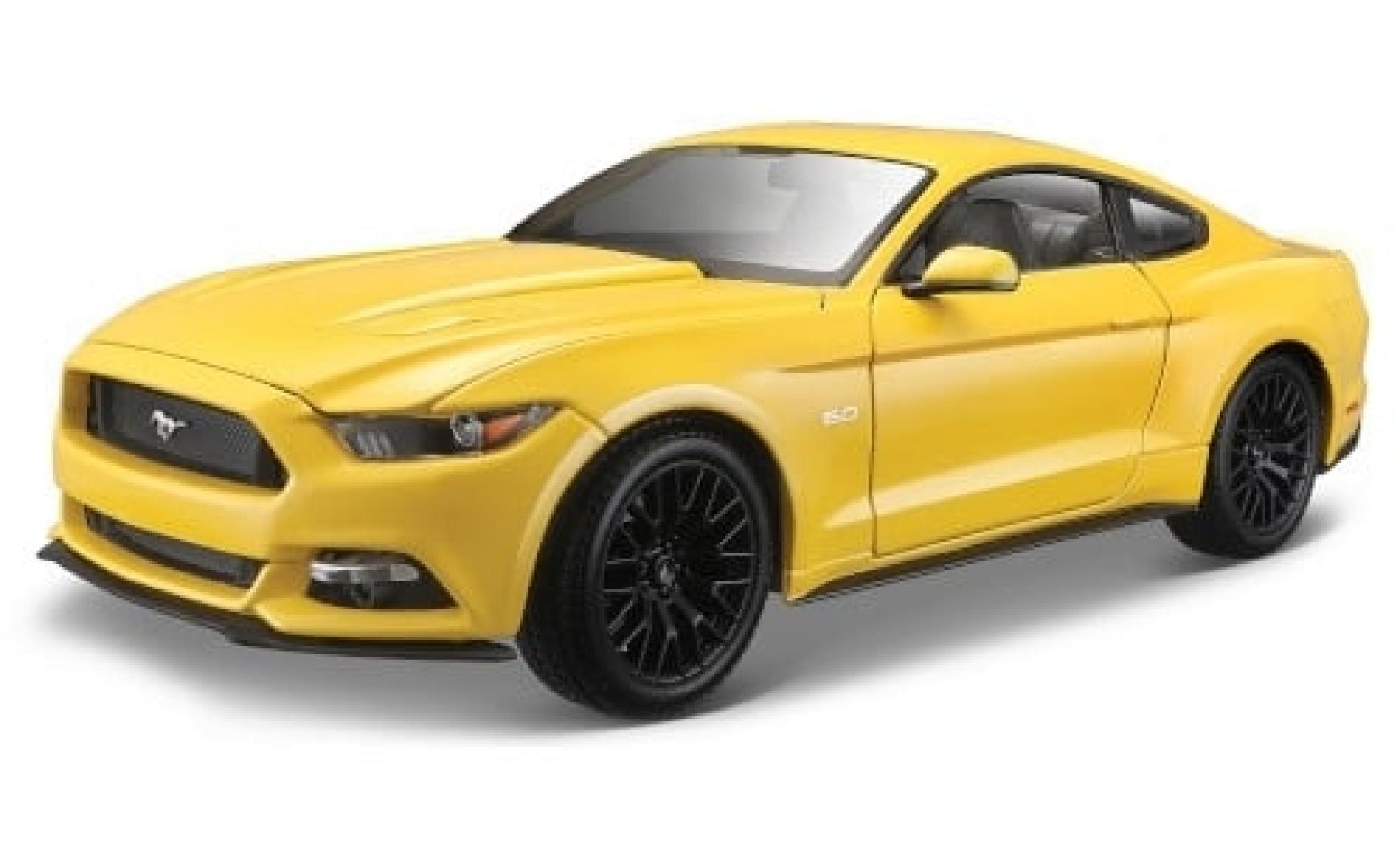 Ford Mustang 1/18 Maisto GT gelb 2015 1:18 coche miniatura