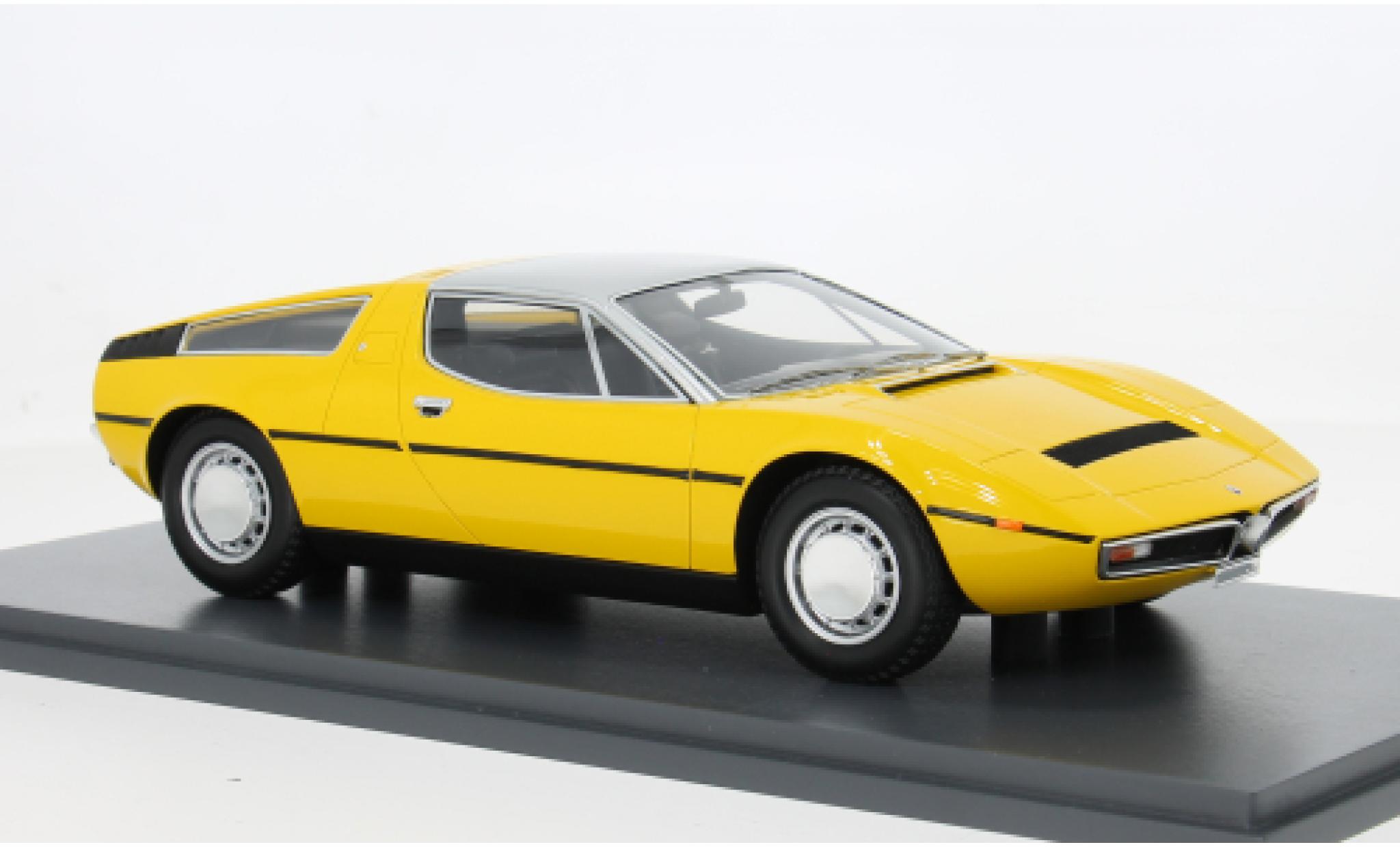 Maserati Bora 1/18 Schuco gelb 1971 1:18 coche miniatura