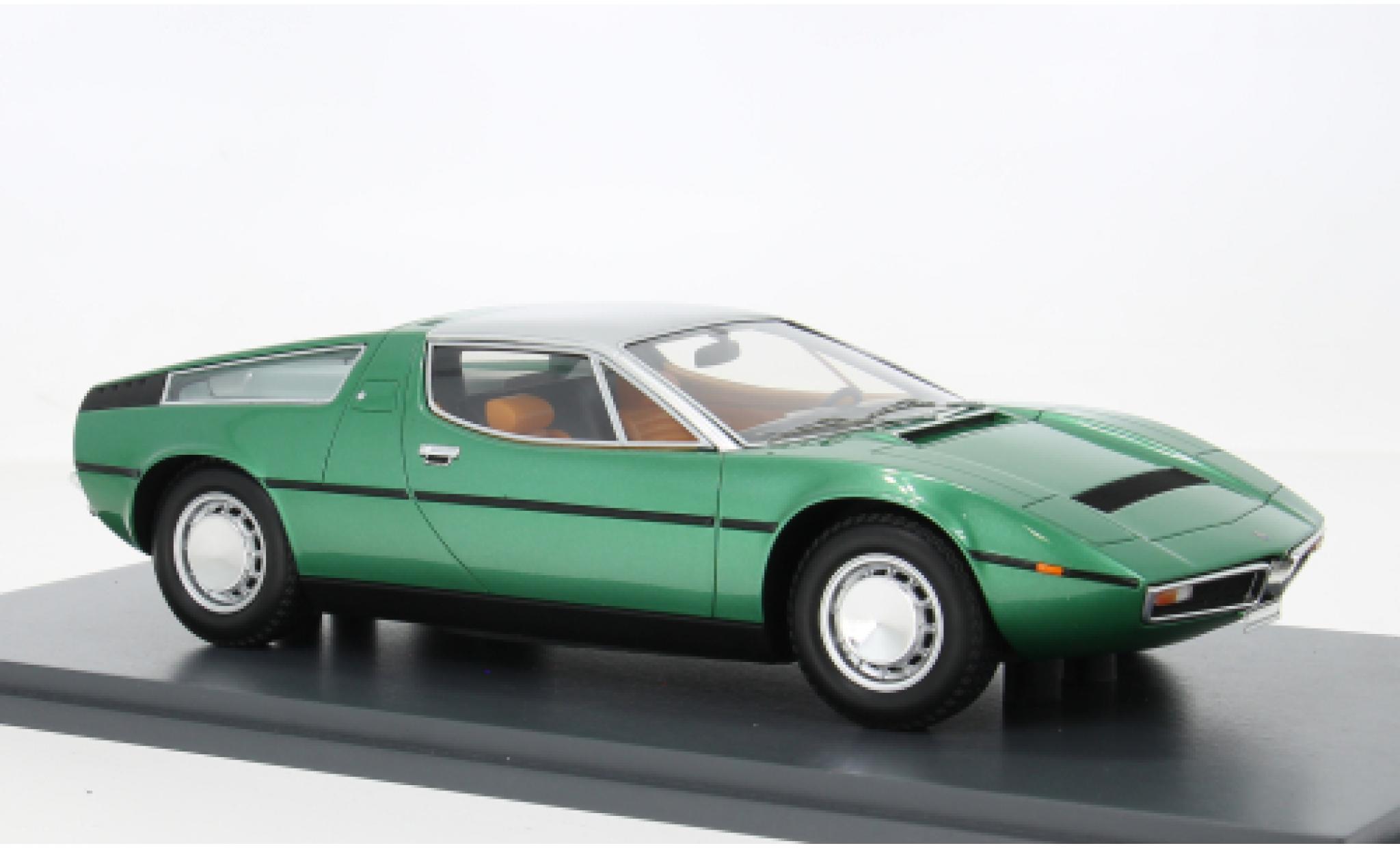Maserati Bora 1/18 Schuco gr&uuml;n 1971 1:18 coche miniatura