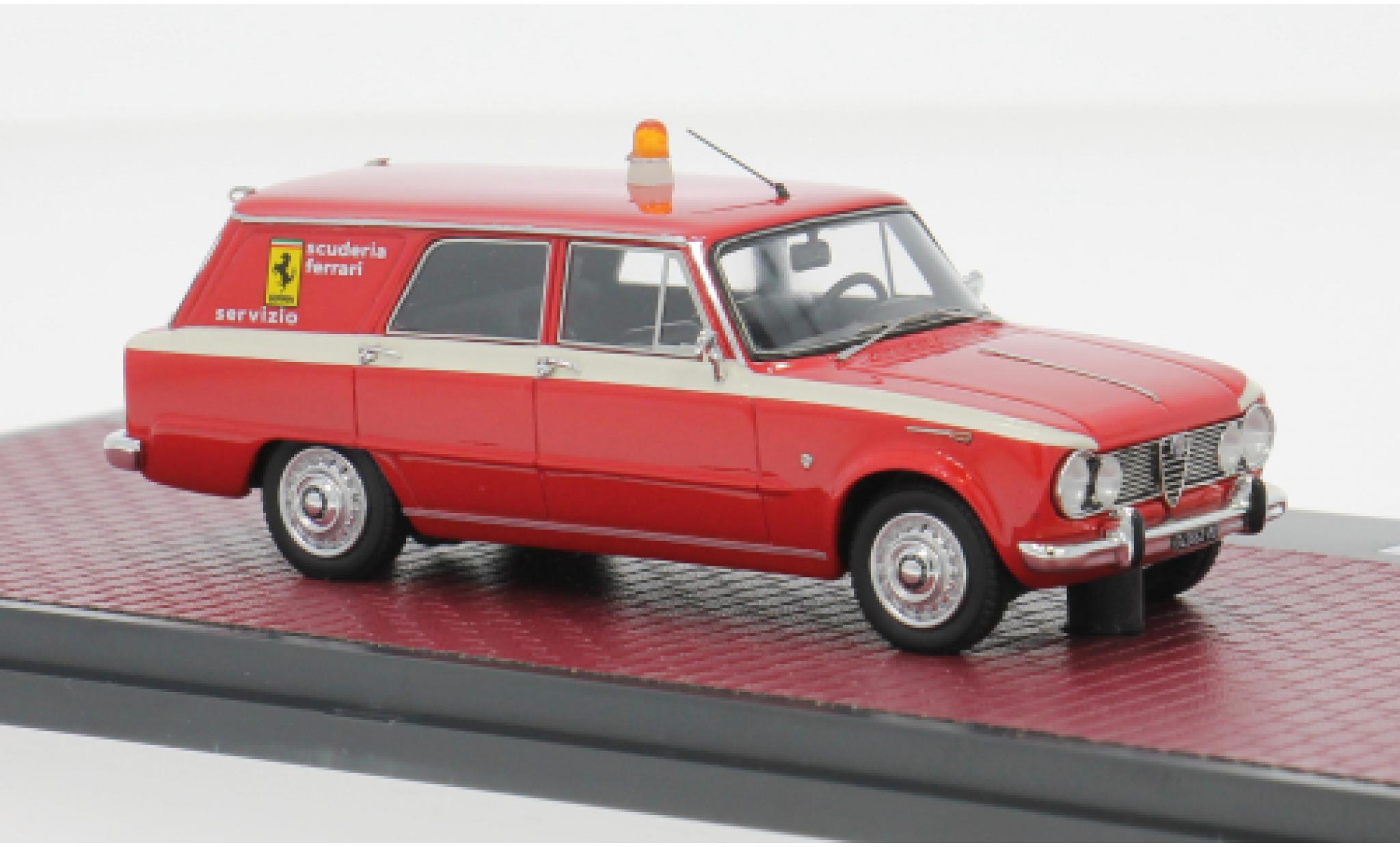 Alfa Romeo Giulia 1/43 Matrix (Typ 105) 1962 Scuderia Ferrari 1:43 Coche miniatura Alfa Romeo Giulia 1/43 Matrix (Typ 105) 1962 Scuderia Ferrari 1:43 coche miniatura