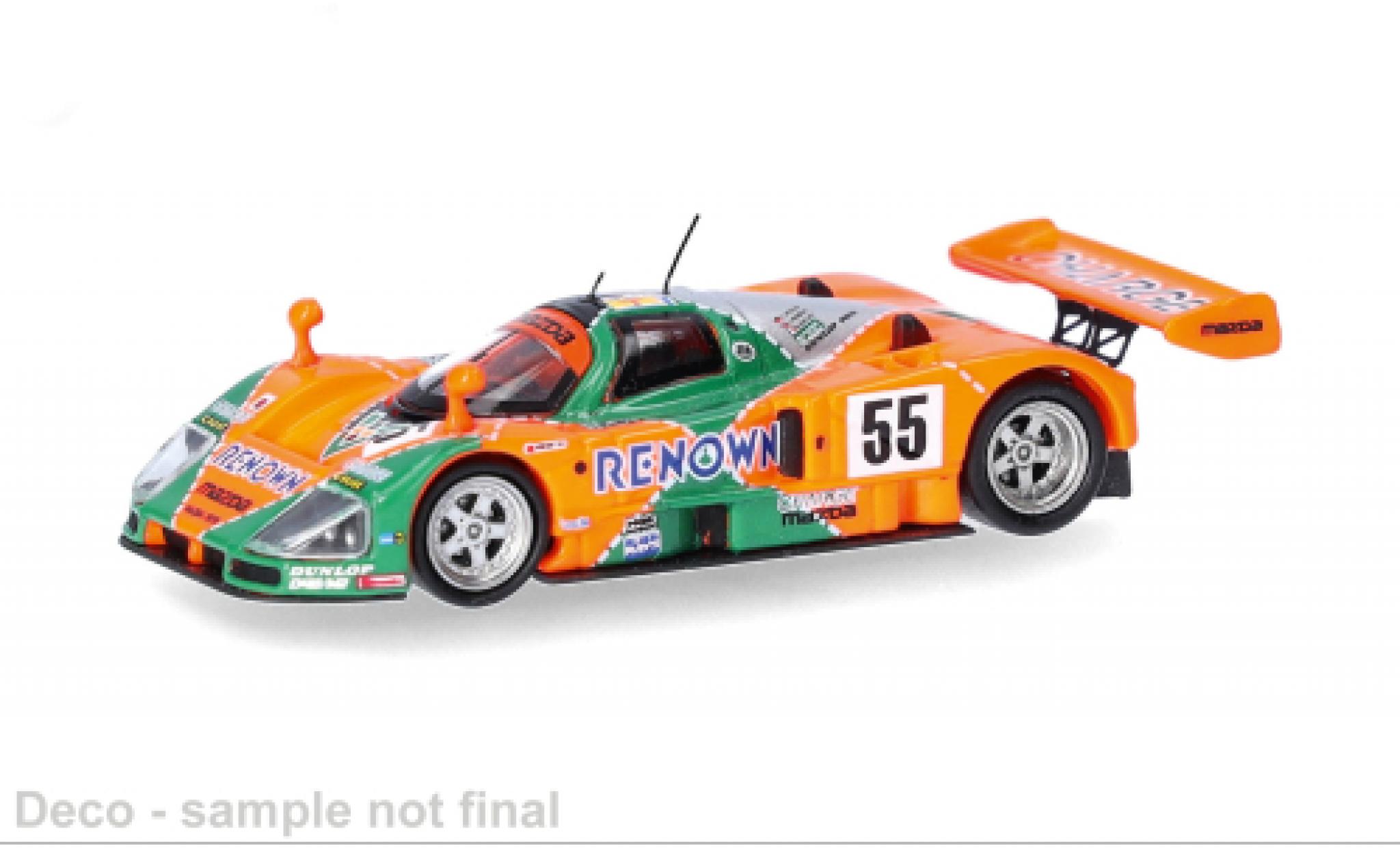 Mazda 787B 1/87 Micro City 87 naranja/gr&uuml;n 1:87 coche miniatura