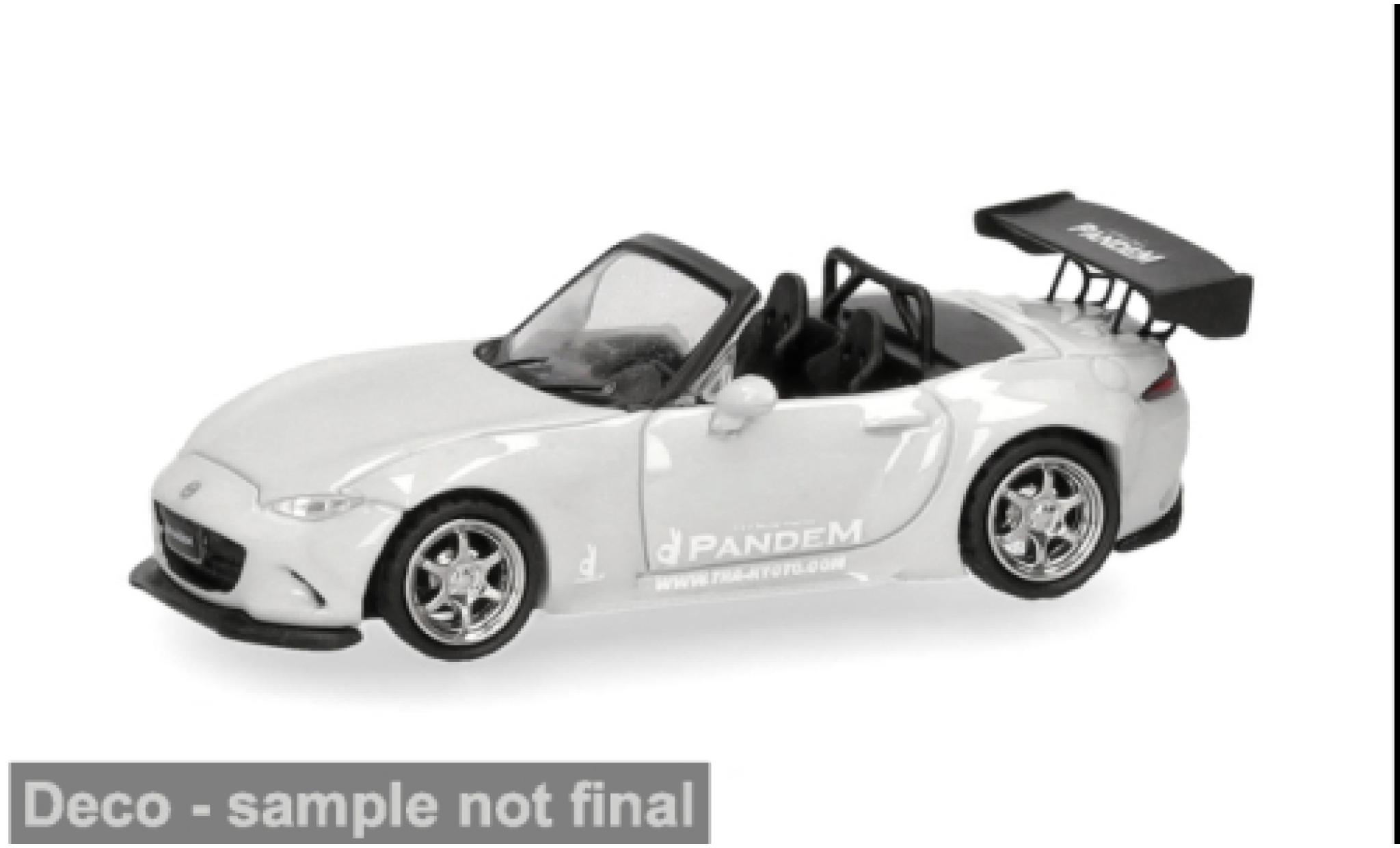 Mazda MX 1/87 Micro City 87 -5 Rocket Bunny grau 1:87 coche miniatura