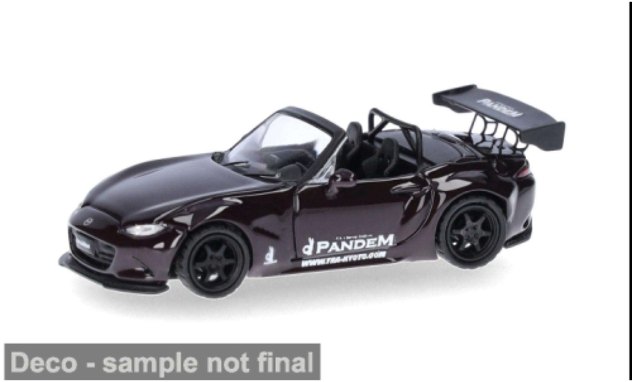Mazda MX 1/87 Micro City 87 -5 Rocket Bunny lila 1:87 coche miniatura