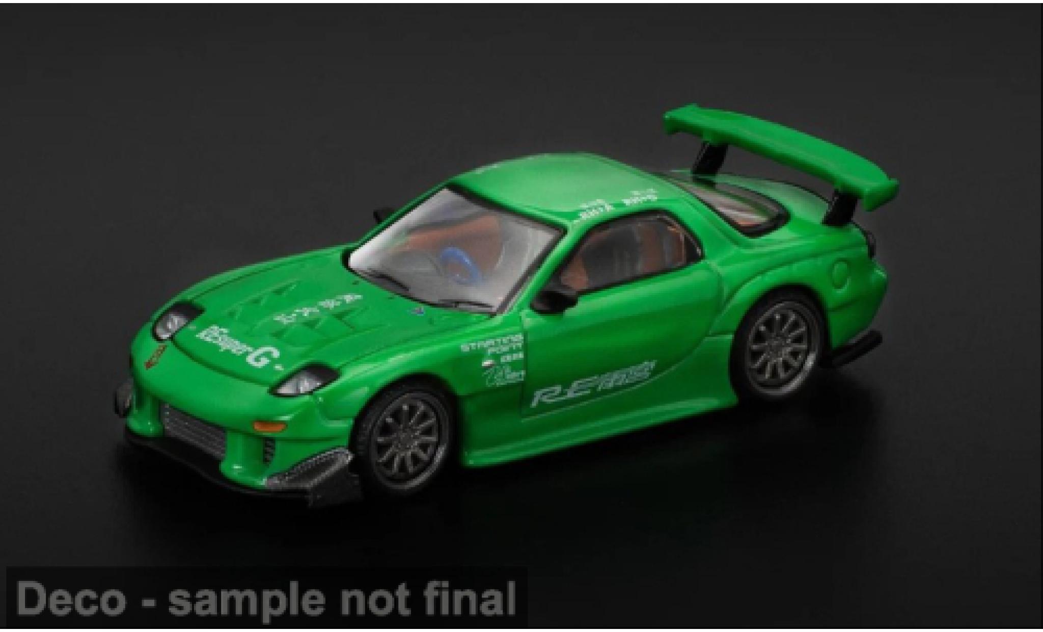 Mazda RX7 1/64 Pop Race (FC3S) Re-Amemiya gr&uuml;n 1:64 coche miniatura