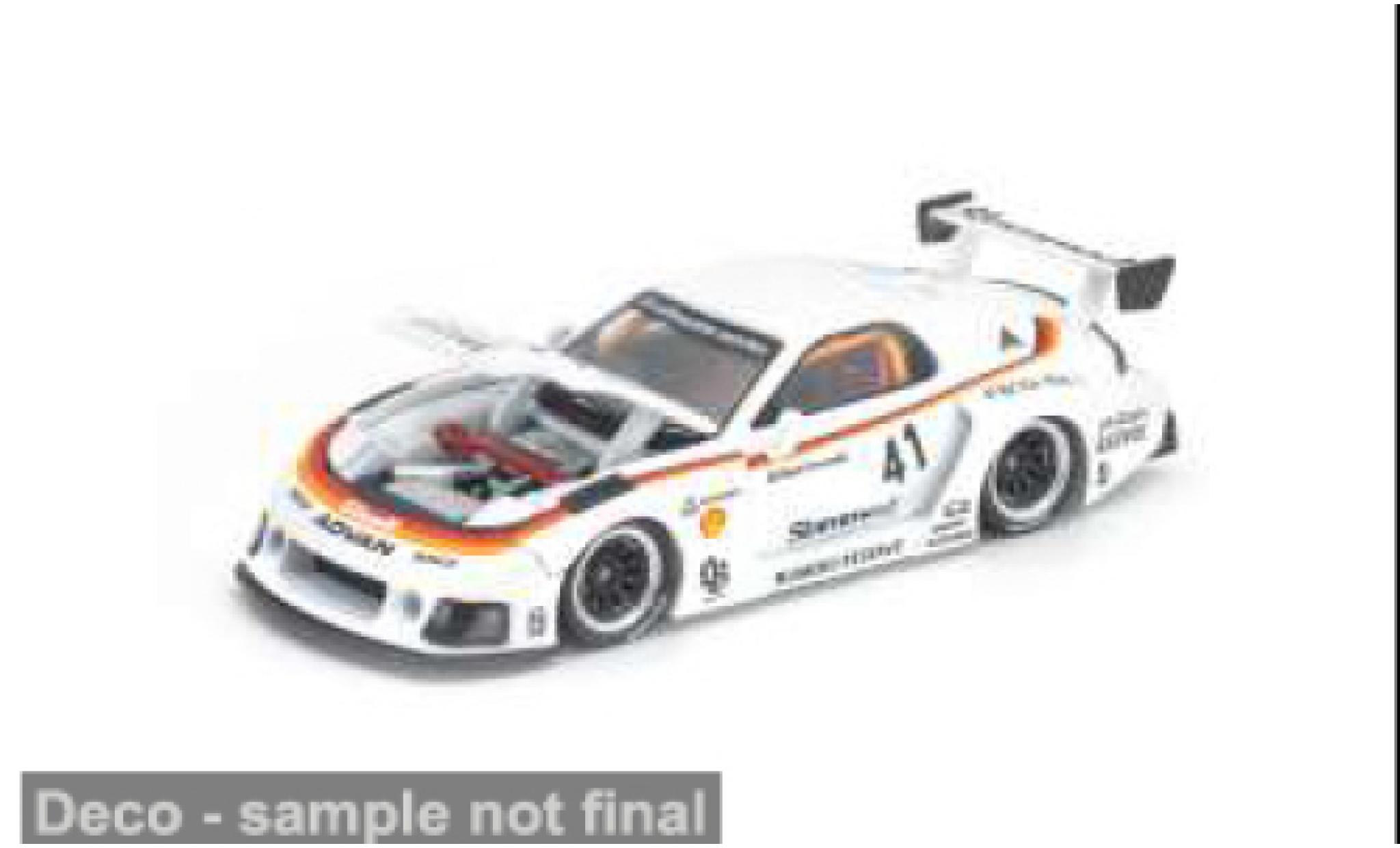 Mazda RX7 1/64 Pop Race (FD3S) weiss/Dekor 1:64 coche miniatura