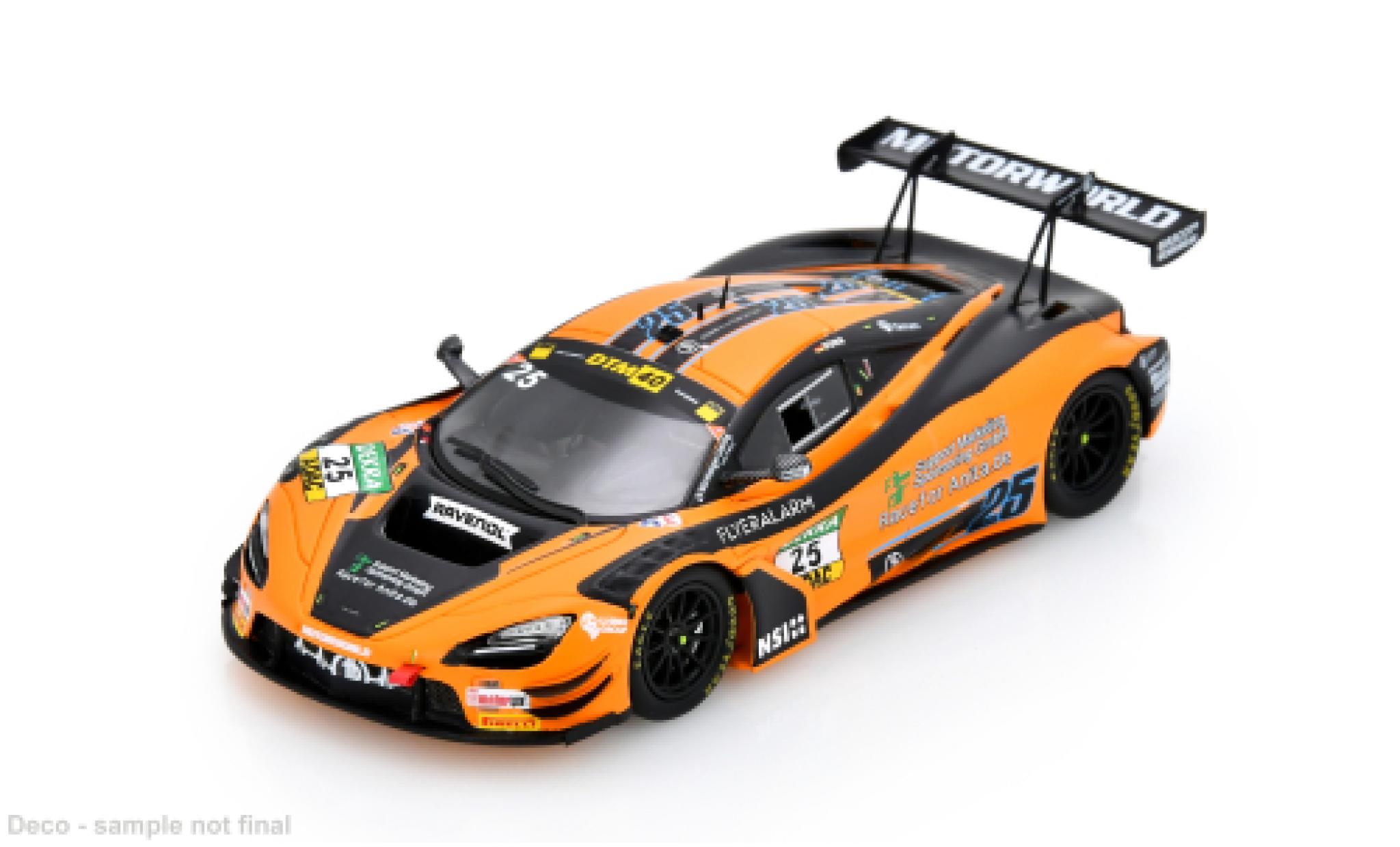 McLaren 720 1/43 Spark S GT3 EVO DTM DTM-Saison 2024 D&ouml;rr Motorsport #25 B.D&ouml;rr 1:43 coche miniatura