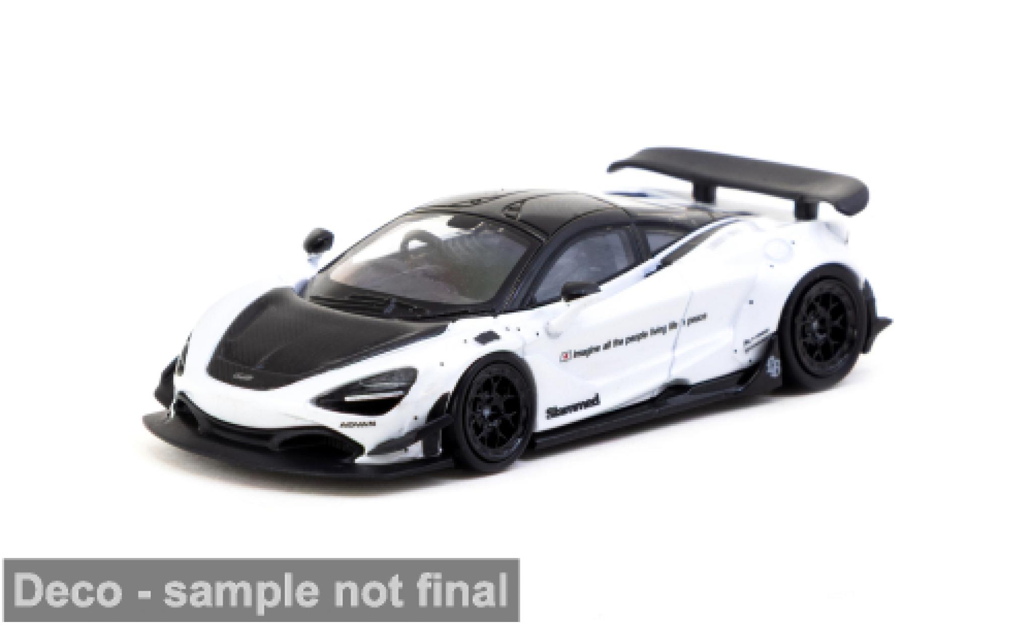 McLaren 720 1/64 Tarmac Works S LB-Works weiss/schwarz 1:64 coche miniatura