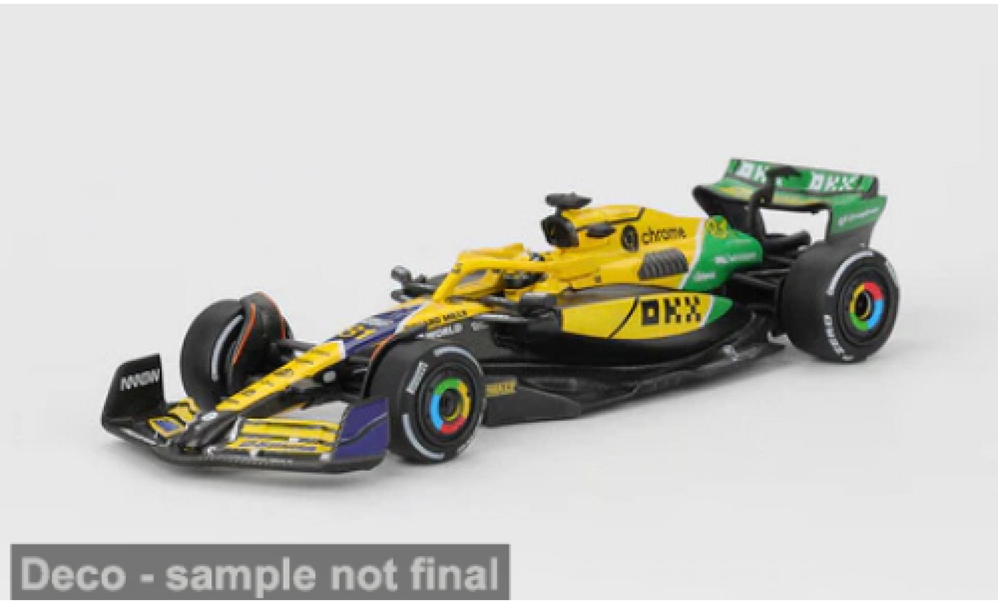 McLaren F1 1/64 Mini GT MCL38 Formel 1 GP Monaco 2024 Team #81 O.Piastri 1:64 coche miniatura