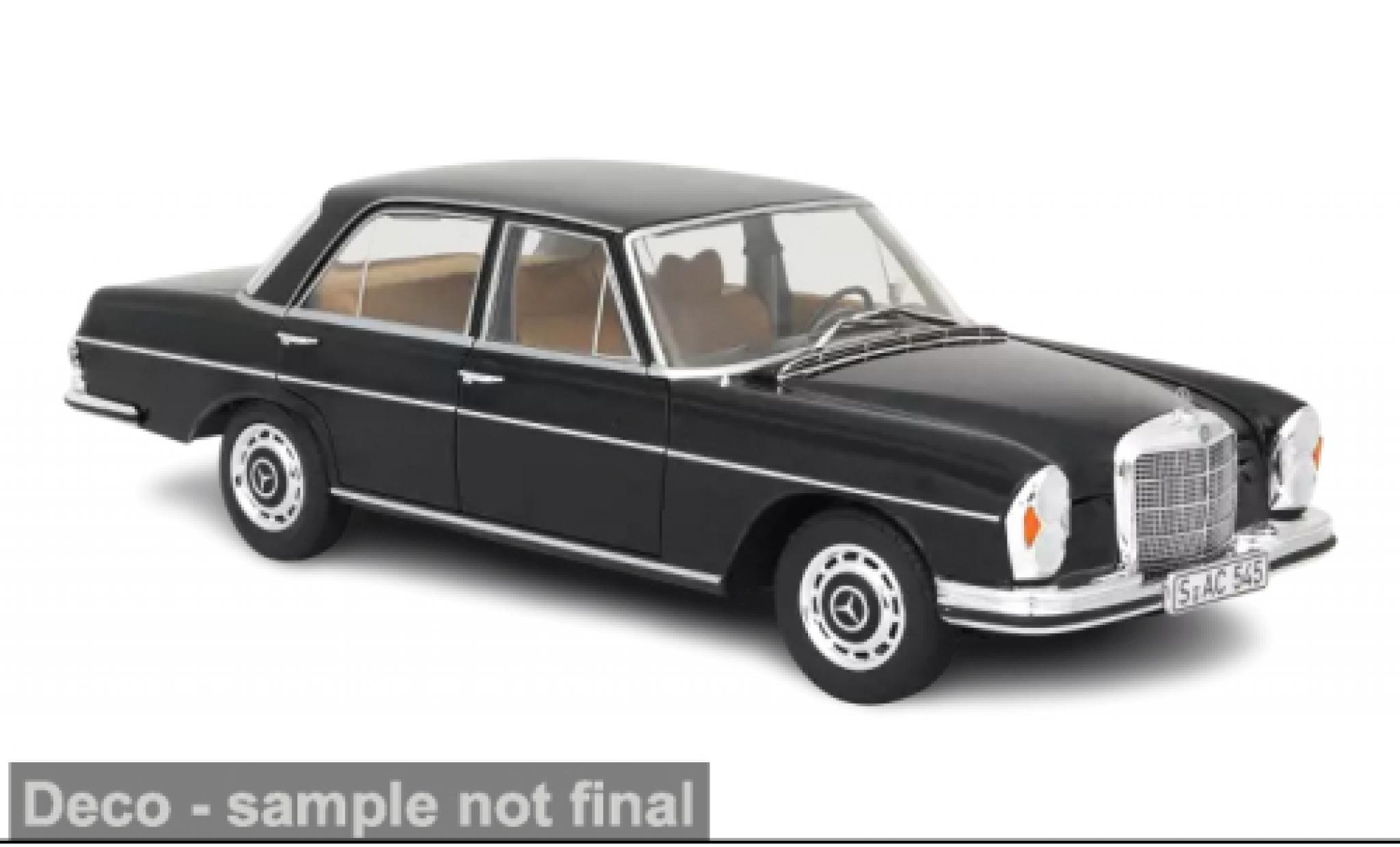 Mercedes 280 1/18 Norev SE (W108) schwarz 1968 1:18 coche miniatura