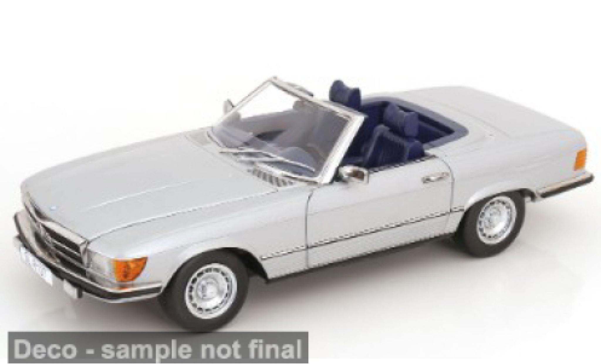 Mercedes 450 1/12 KK Scale SL (R 107) silber/blau 1985 1:12 coche miniatura