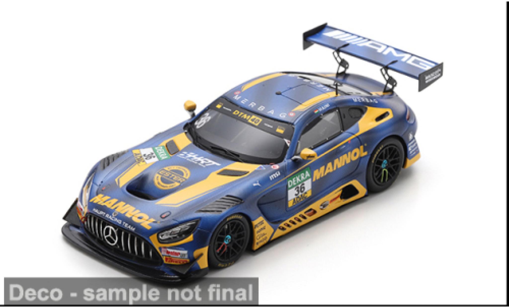 Mercedes AMG GT 1/43 Spark 3 DTM DTM-Saison 2024 Haupt Racing Team #36 A.Maini 1:43 coche miniatura
